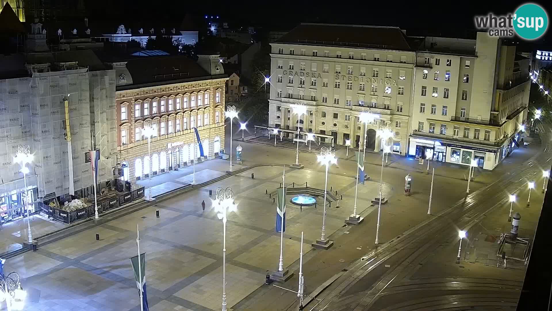 Ban Jelačić Platz  Live webcam Zagreb – Hotel Dubrovnik
