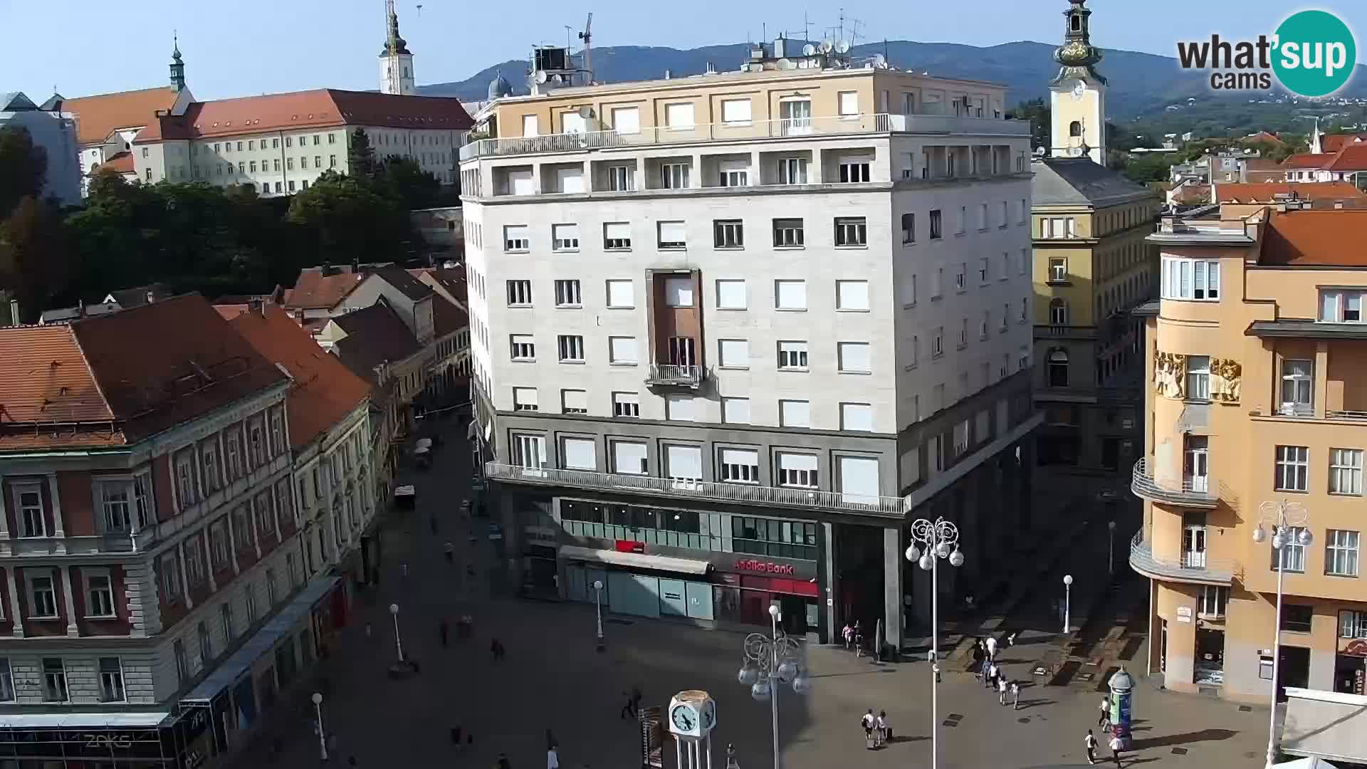 Plaza Ban Jelačić camera en vivo Zagreb – Hotel Dubrovnik