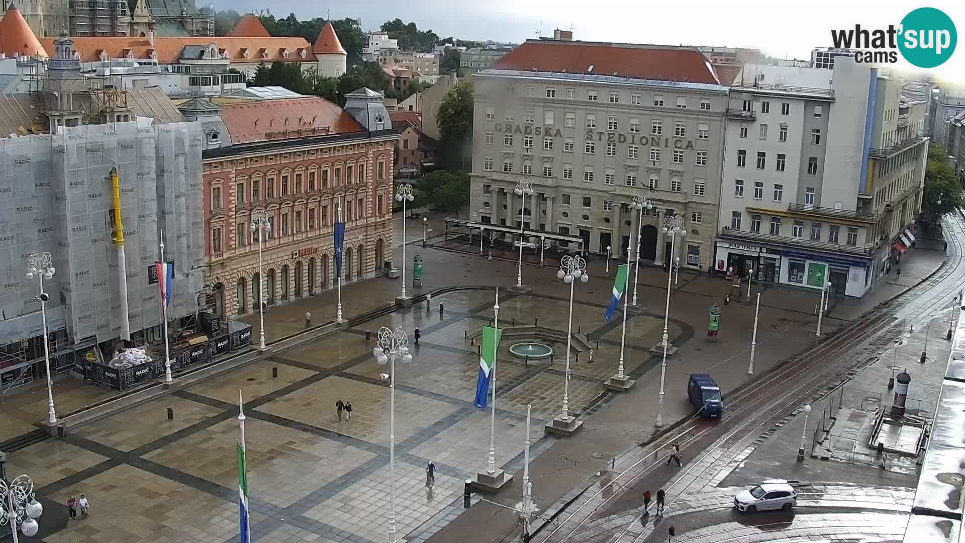 LIVE Webcam Zagreb Hotel Dubrovnik | Ban Jelačić square