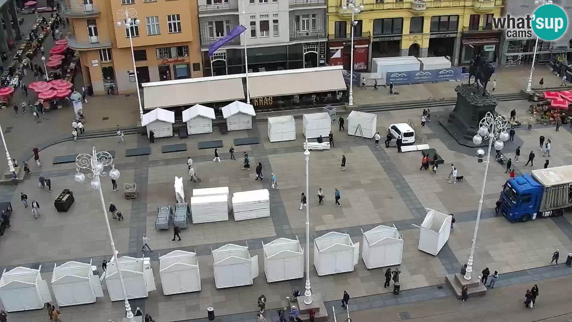 LIVE Webcam Zagreb Hotel Dubrovnik | Ban Jelačić square