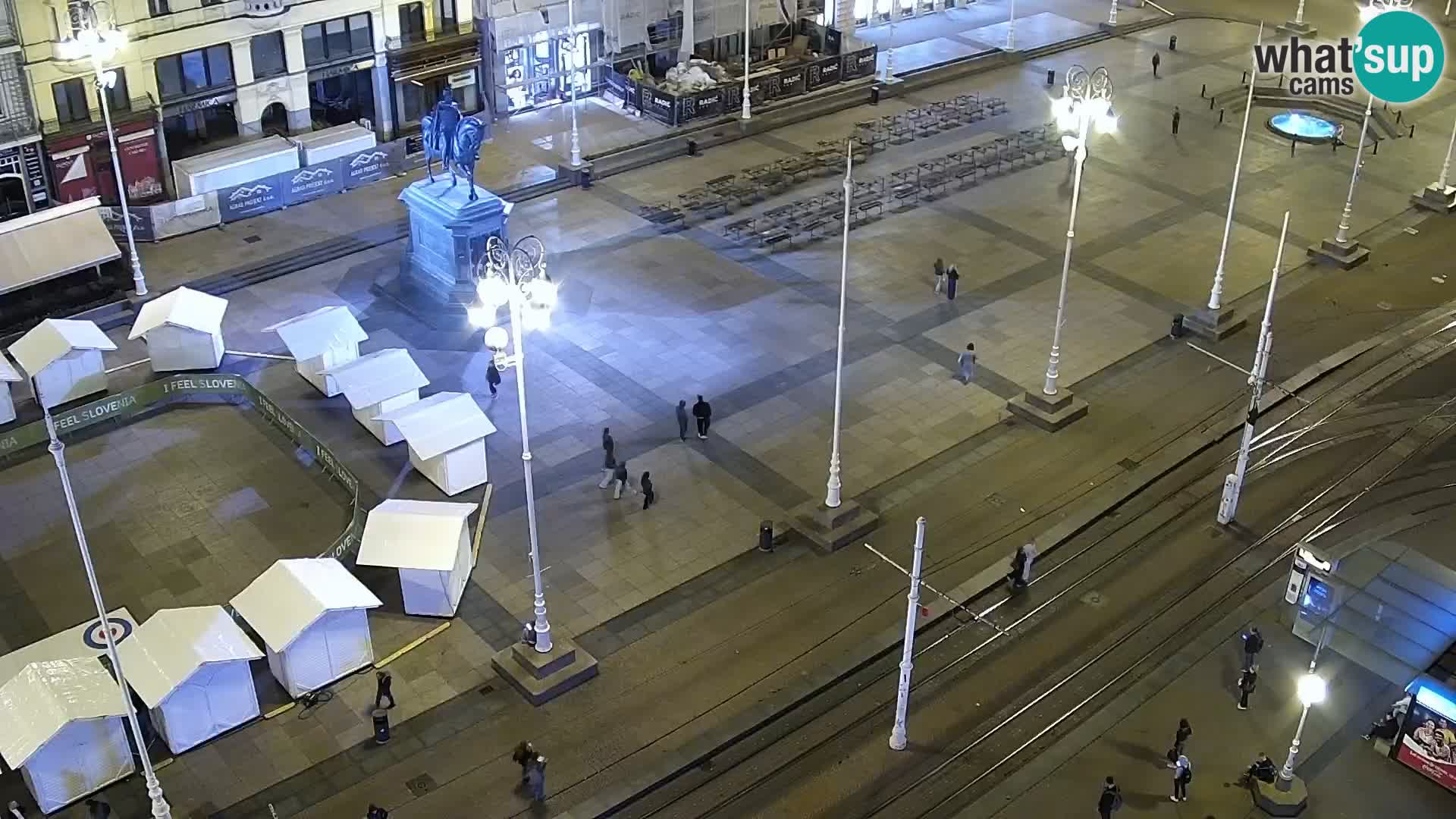 Plaza Ban Jelačić camera en vivo Zagreb – Hotel Dubrovnik