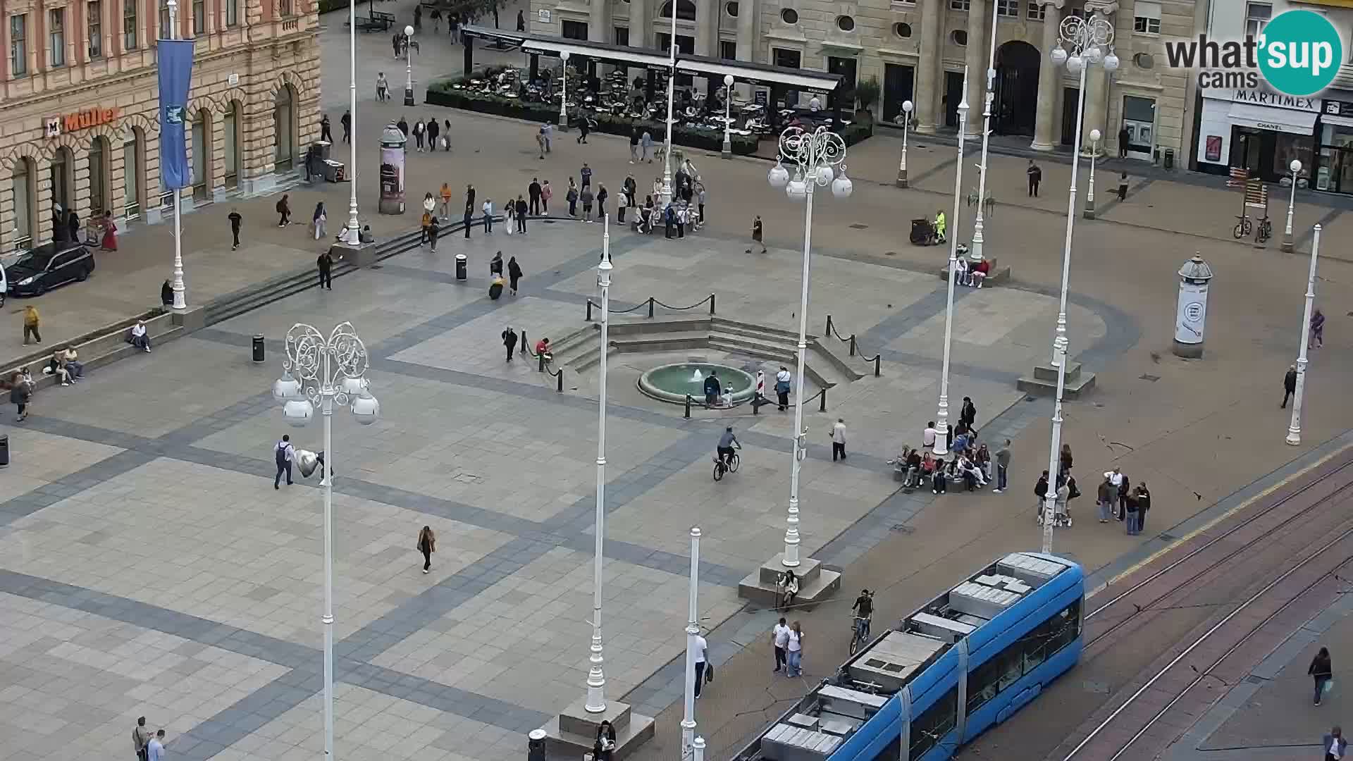 LIVE Webcam Zagreb Hotel Dubrovnik | Ban Jelačić square