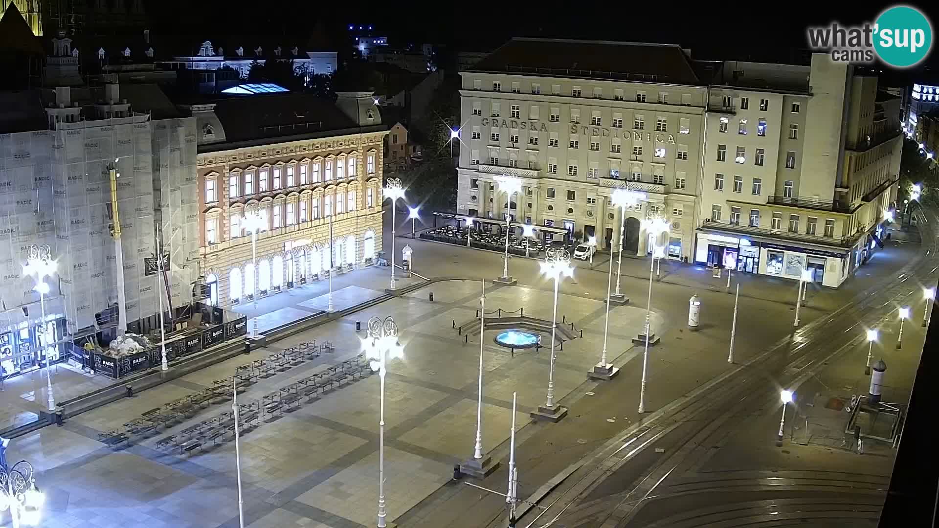 Piazza Ban Jelačić livecam Zagreb – Hotel Dubrovnik