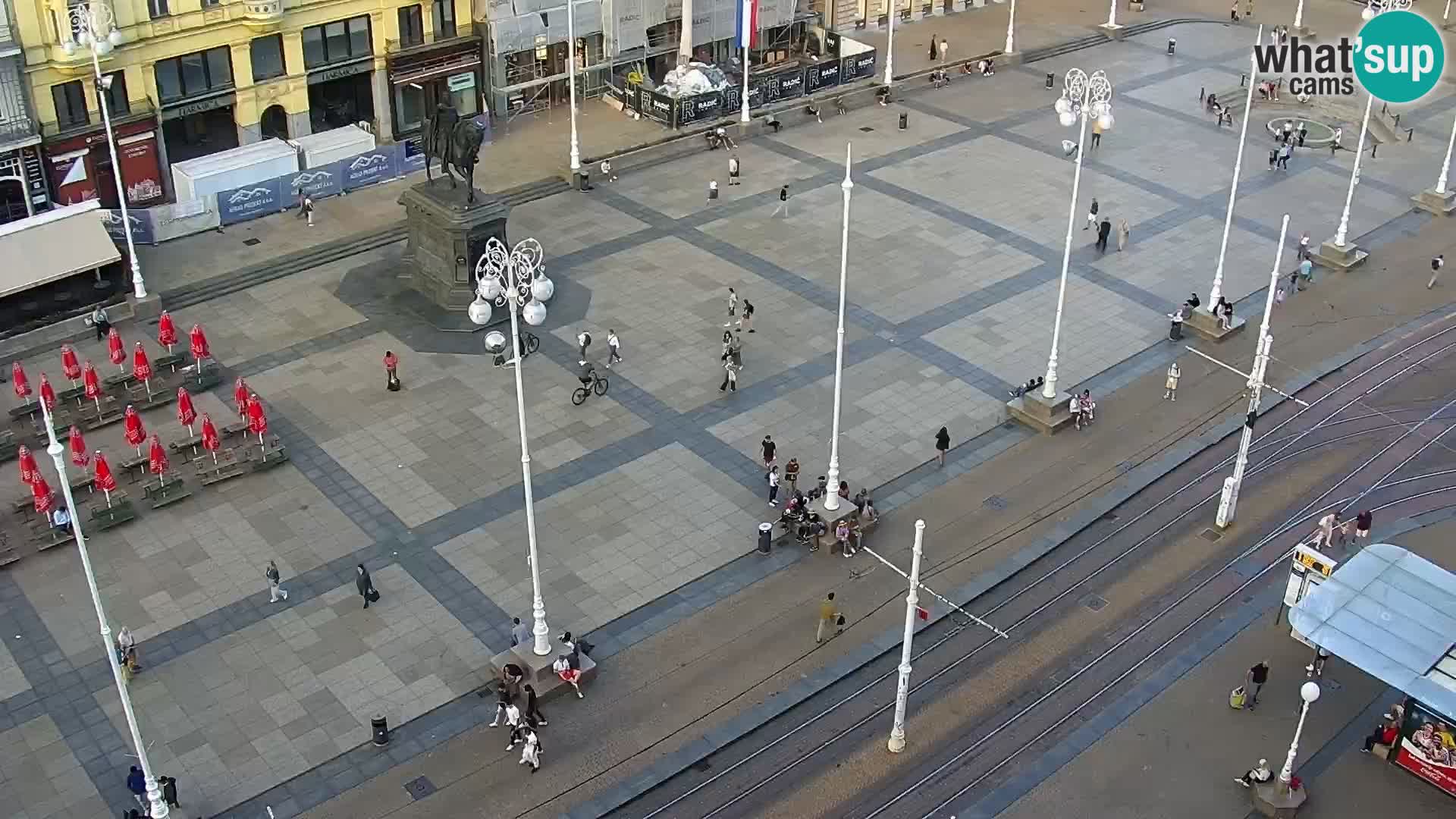 LIVE Webcam Zagreb Hotel Dubrovnik | Ban Jelačić square