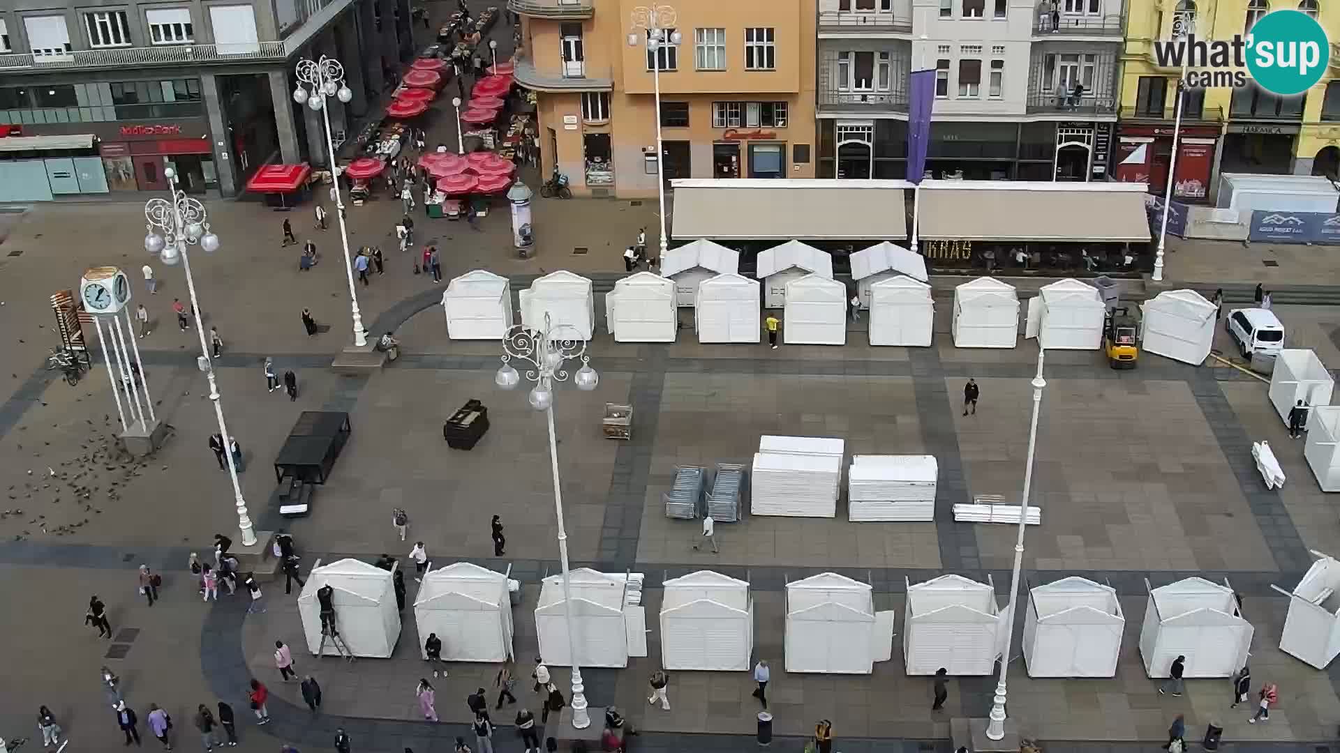 LIVE Webcam Zagreb Hotel Dubrovnik | Ban Jelačić square