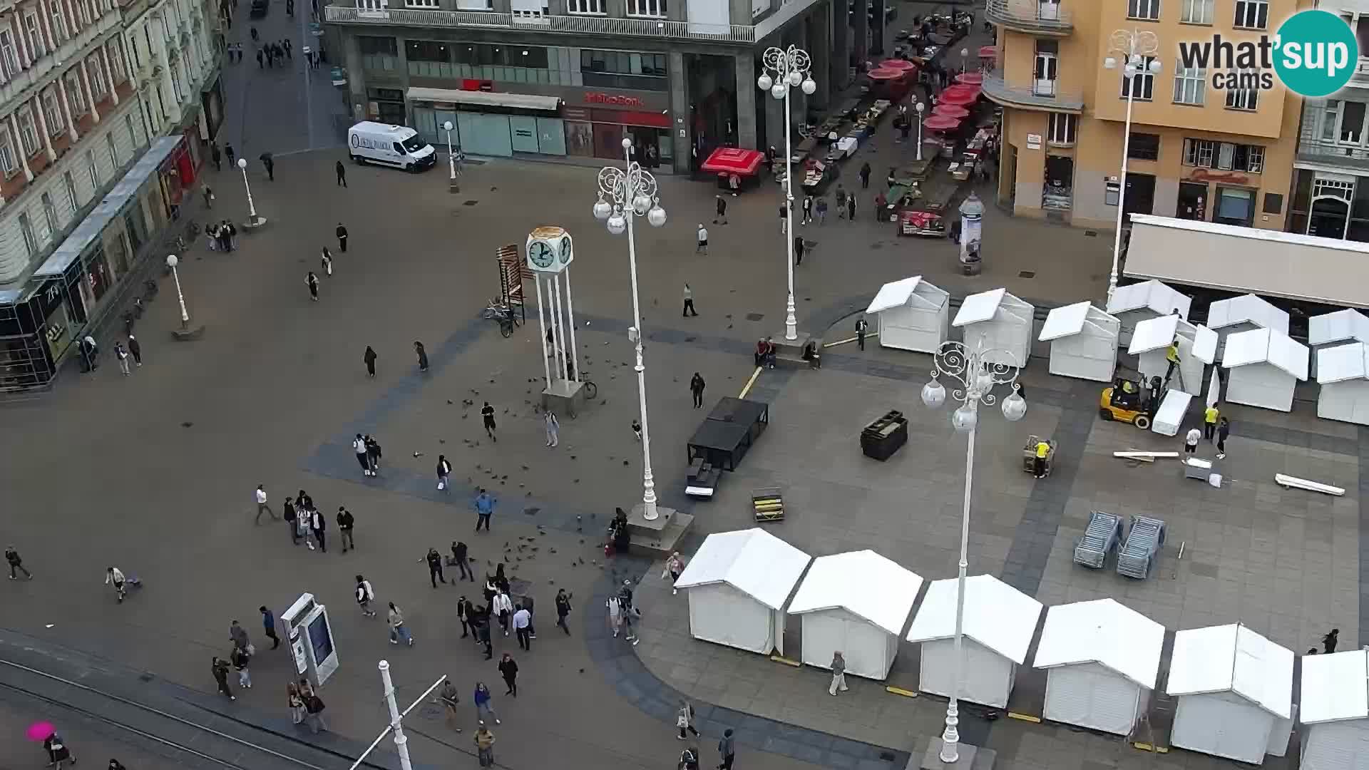 LIVE Webcam Zagreb Hotel Dubrovnik | Ban Jelačić square