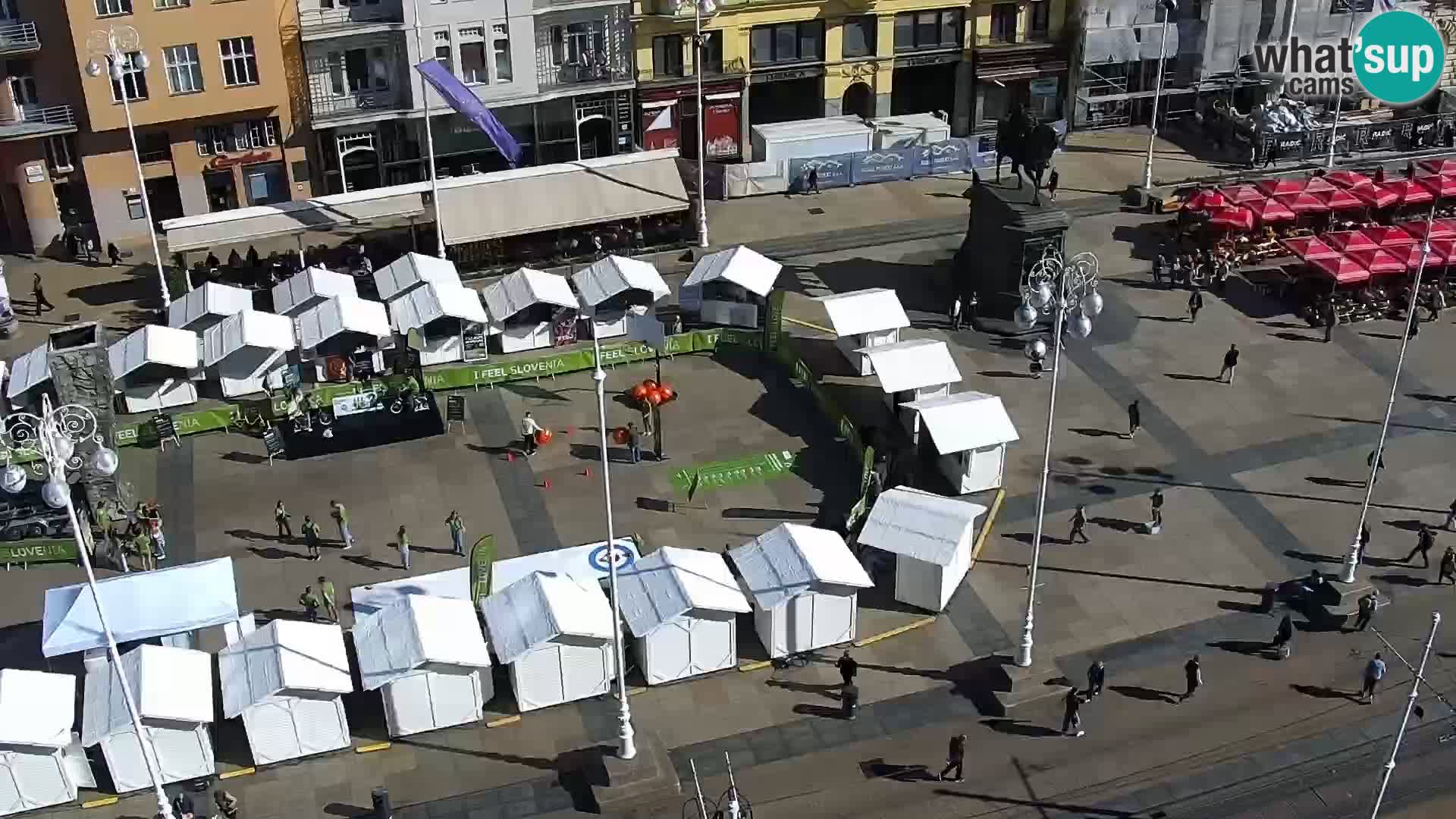 LIVE Webcam Zagreb Hotel Dubrovnik | Ban Jelačić square