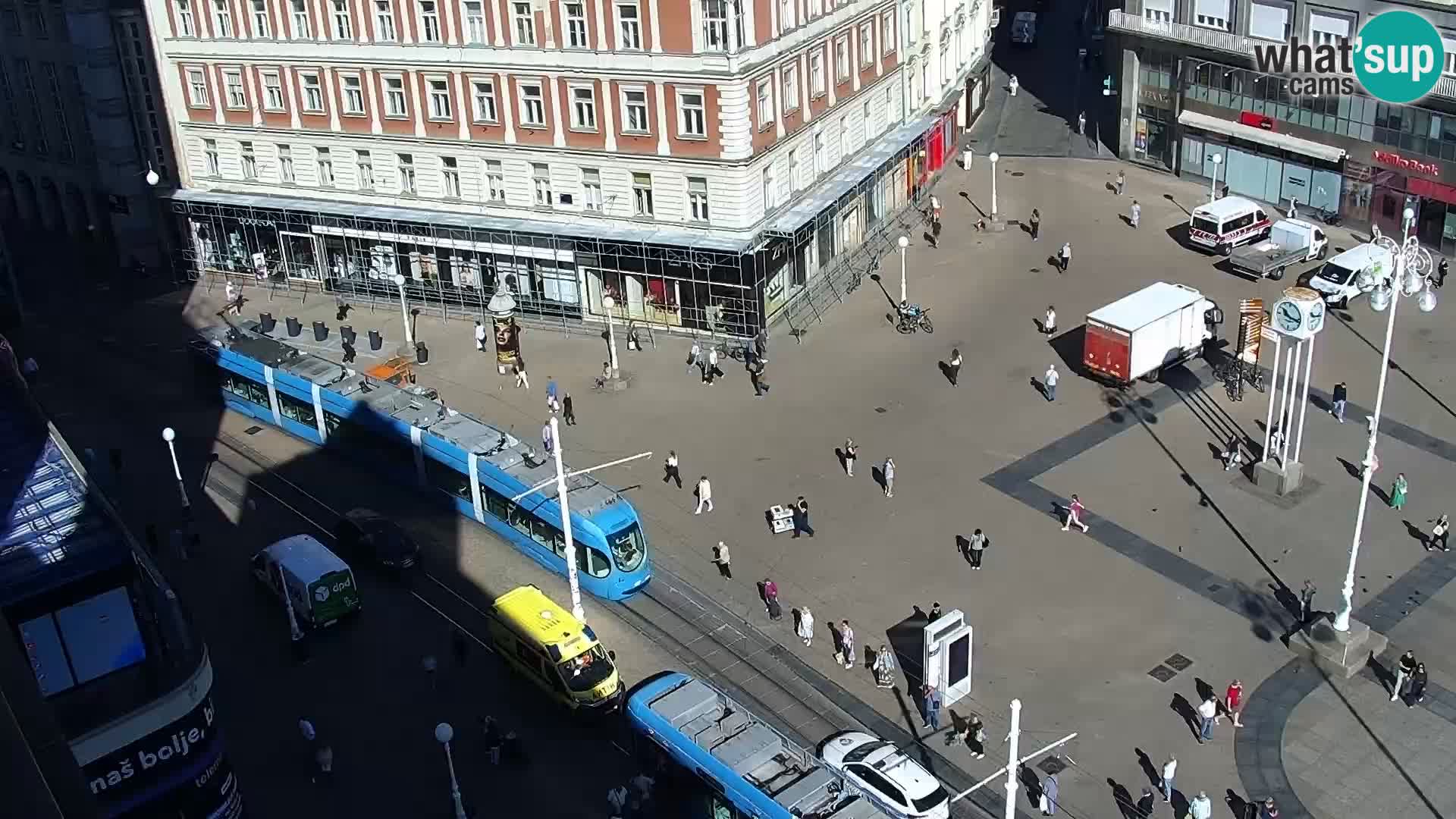 Ban Jelačić Platz Live webcam Zagreb – Hotel Dubrovnik