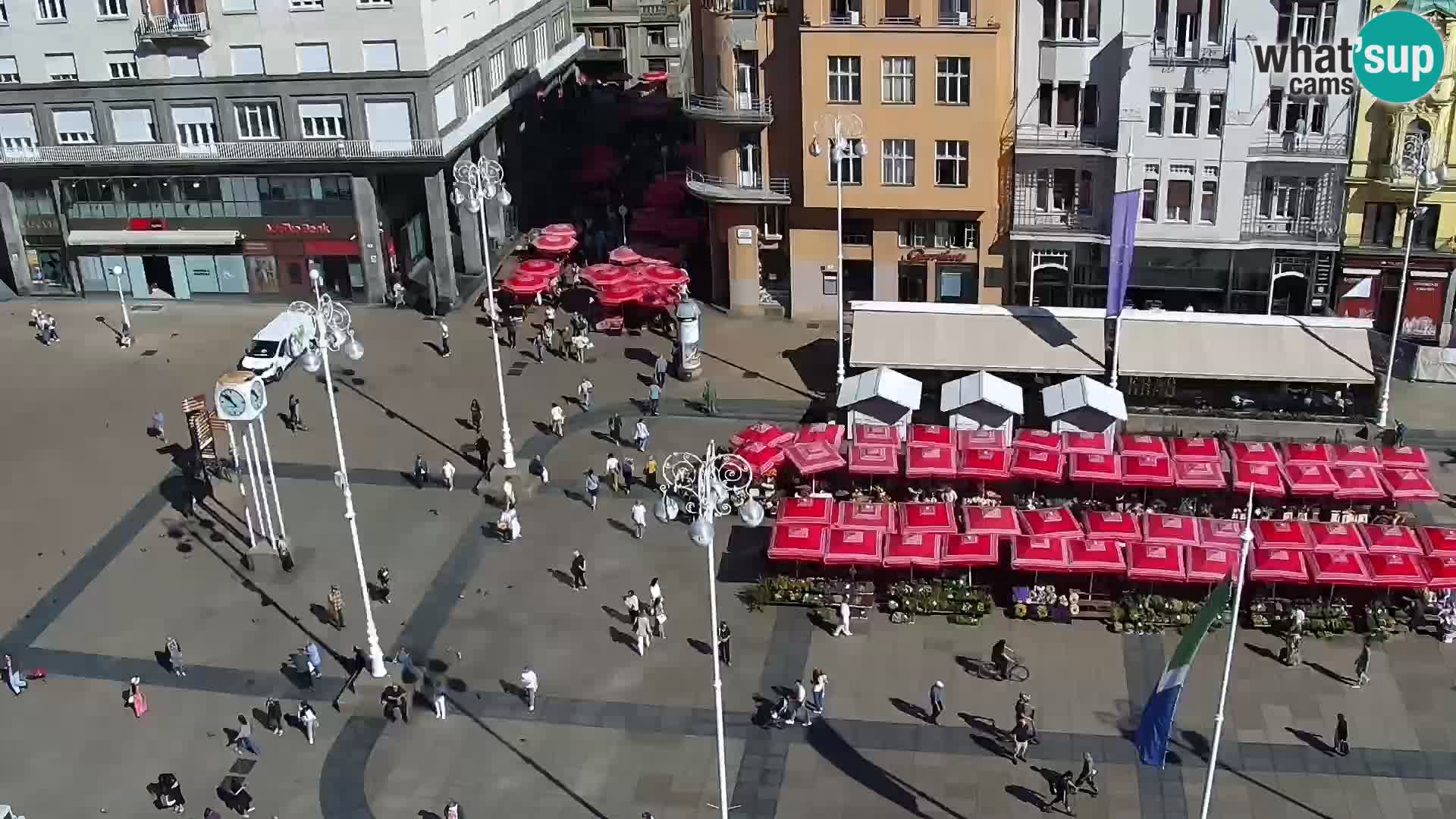 LIVE Webcam Zagreb Hotel Dubrovnik | Ban Jelačić square