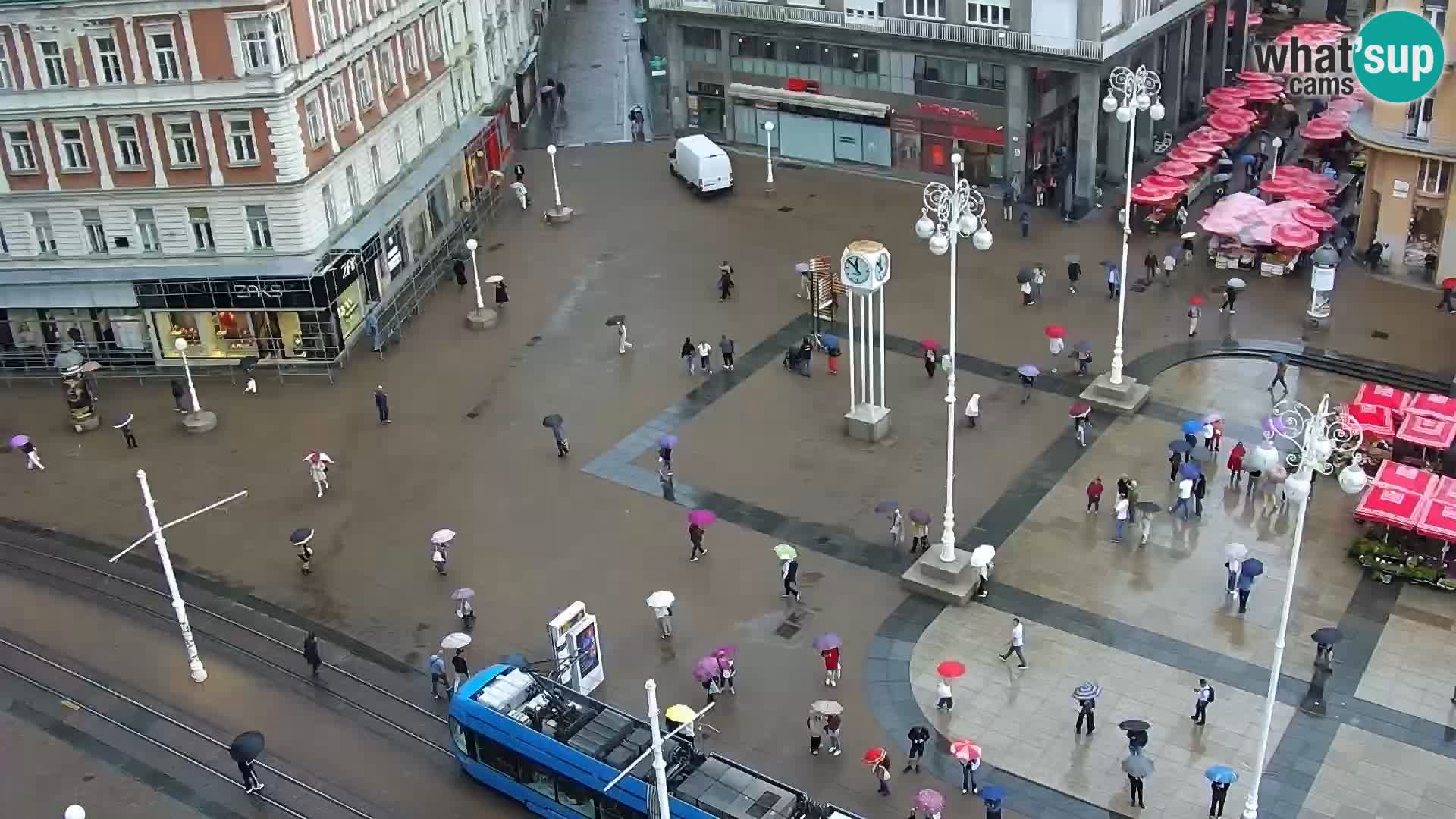Plaza Ban Jelačić camera en vivo Zagreb – Hotel Dubrovnik