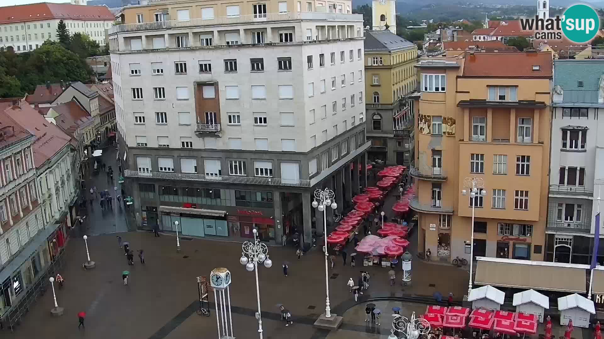 Ban Jelačić Platz  Live webcam Zagreb – Hotel Dubrovnik