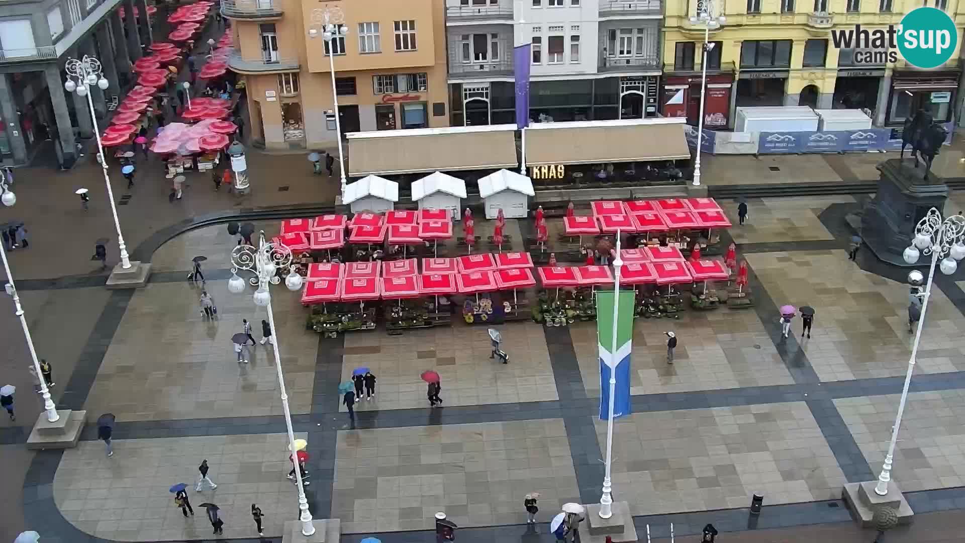 Plaza Ban Jelačić camera en vivo Zagreb – Hotel Dubrovnik