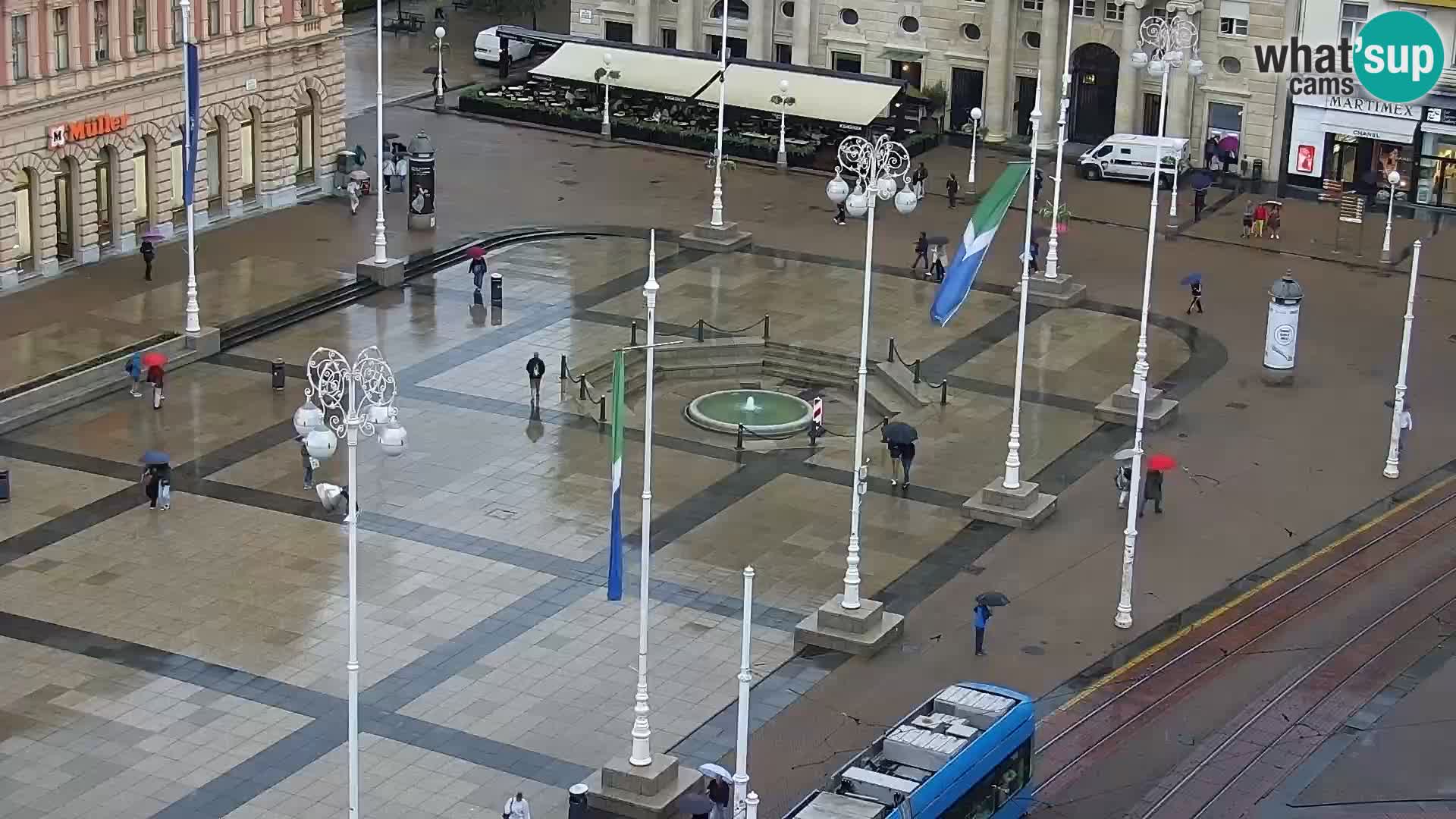 LIVE Webcam Zagreb Hotel Dubrovnik | Ban Jelačić square