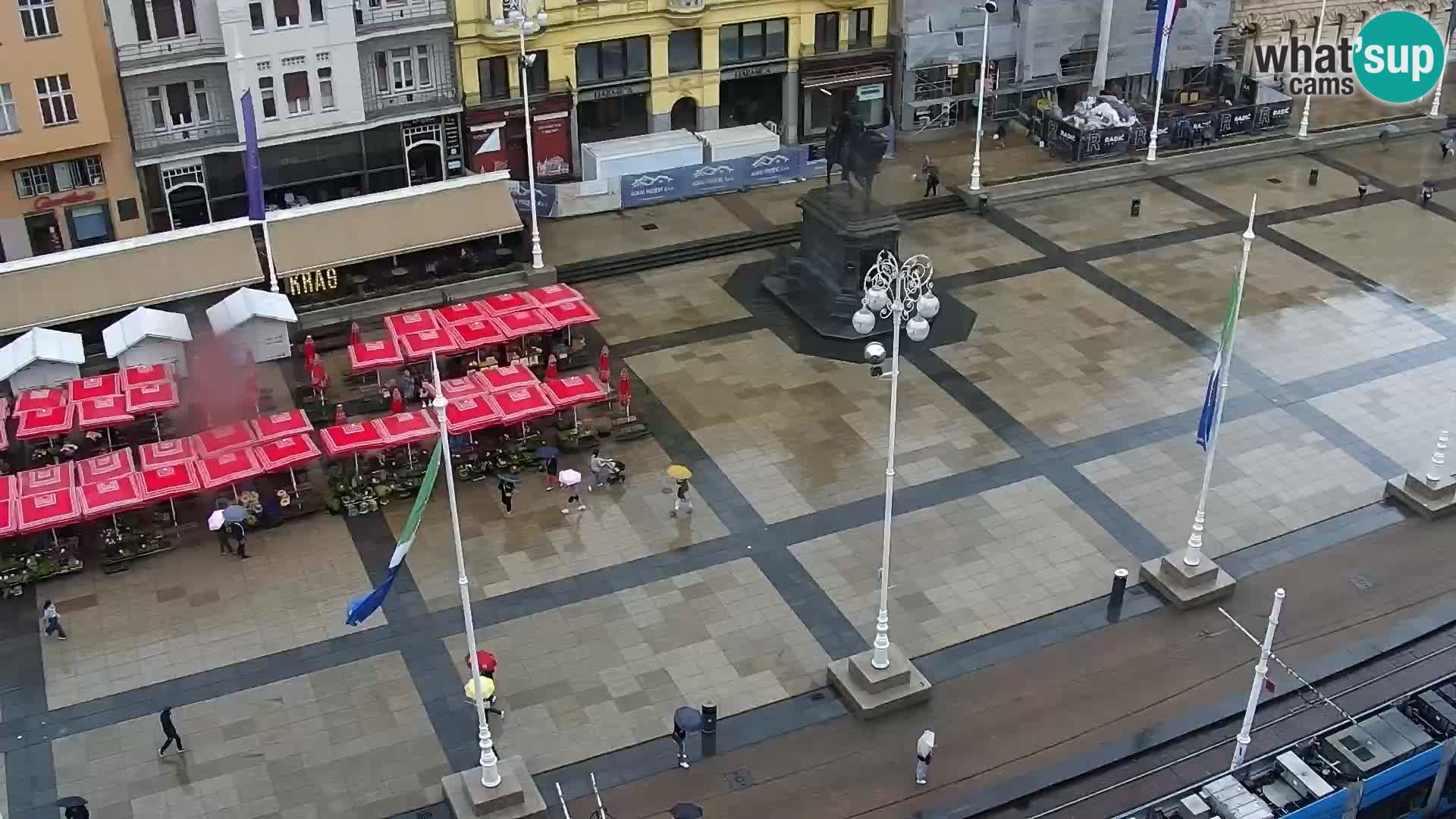 Plaza Ban Jelačić camera en vivo Zagreb – Hotel Dubrovnik