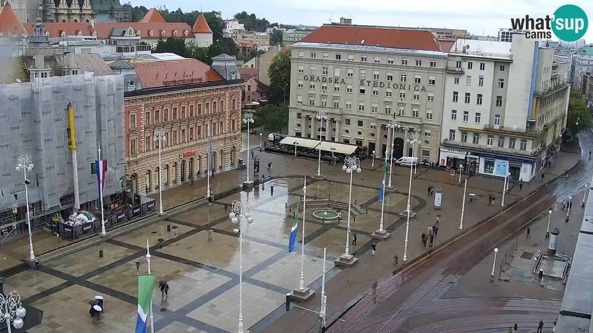 LIVE Webcam Zagreb Hotel Dubrovnik | Ban Jelačić square