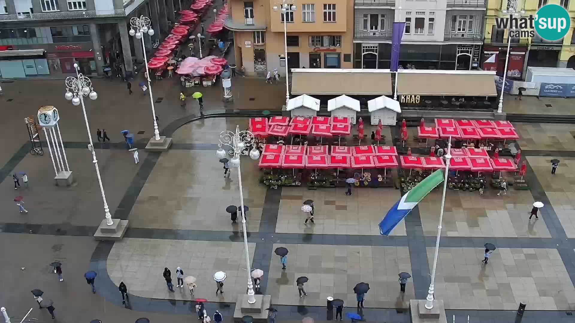 LIVE Webcam Zagreb Hotel Dubrovnik | Ban Jelačić square