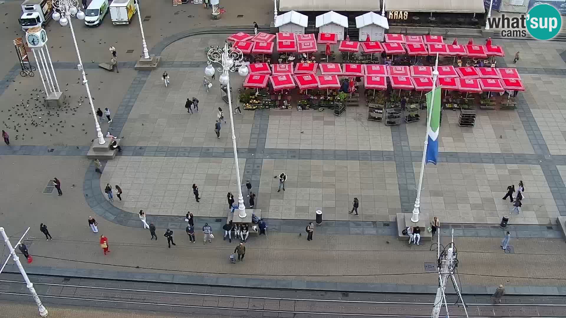 LIVE Webcam Zagreb Hotel Dubrovnik | Ban Jelačić square