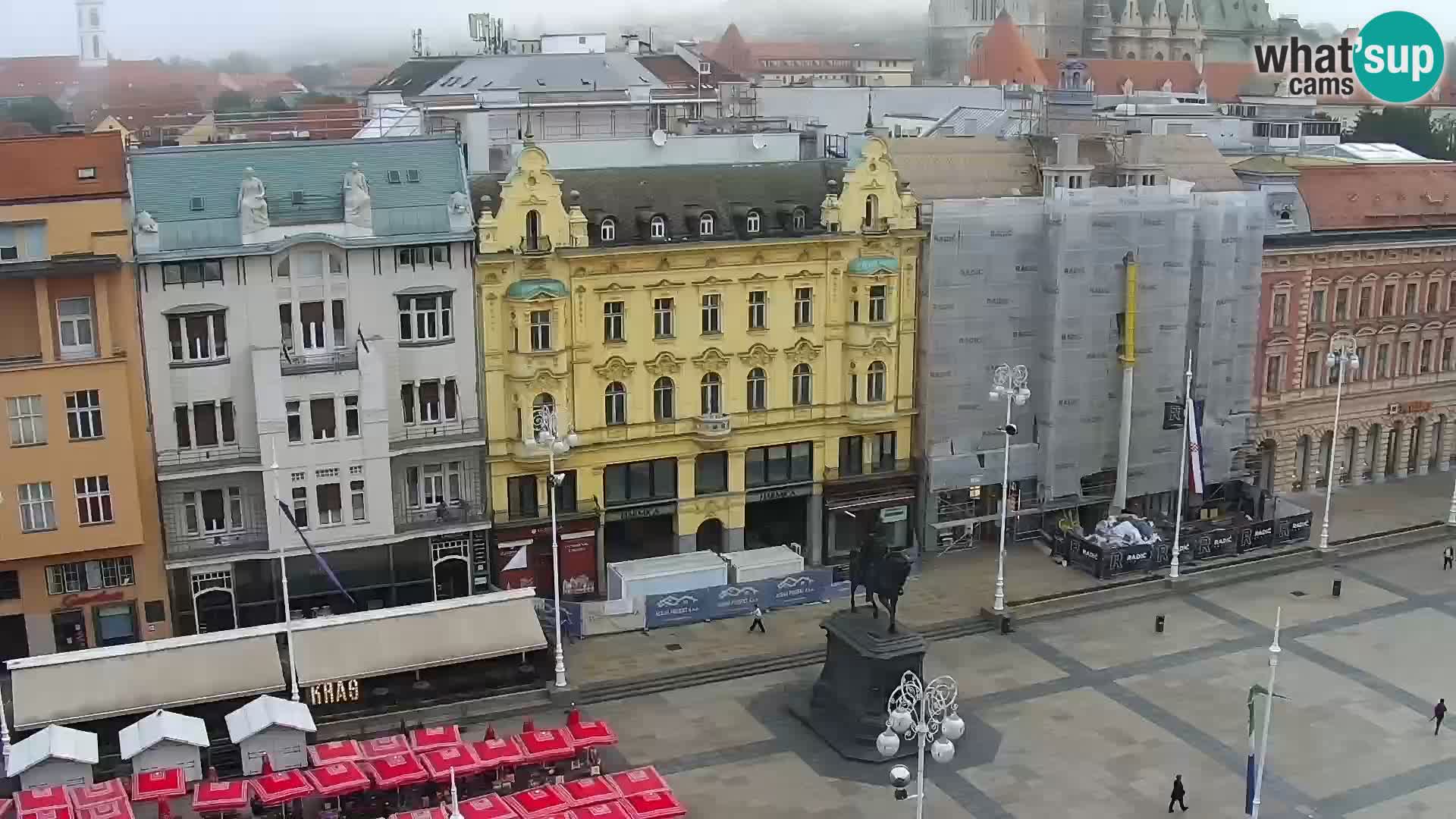 Ban Jelačić Platz  Live webcam Zagreb – Hotel Dubrovnik