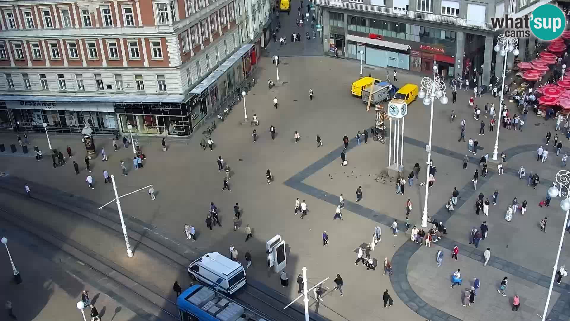 Plaza Ban Jelačić camera en vivo Zagreb – Hotel Dubrovnik