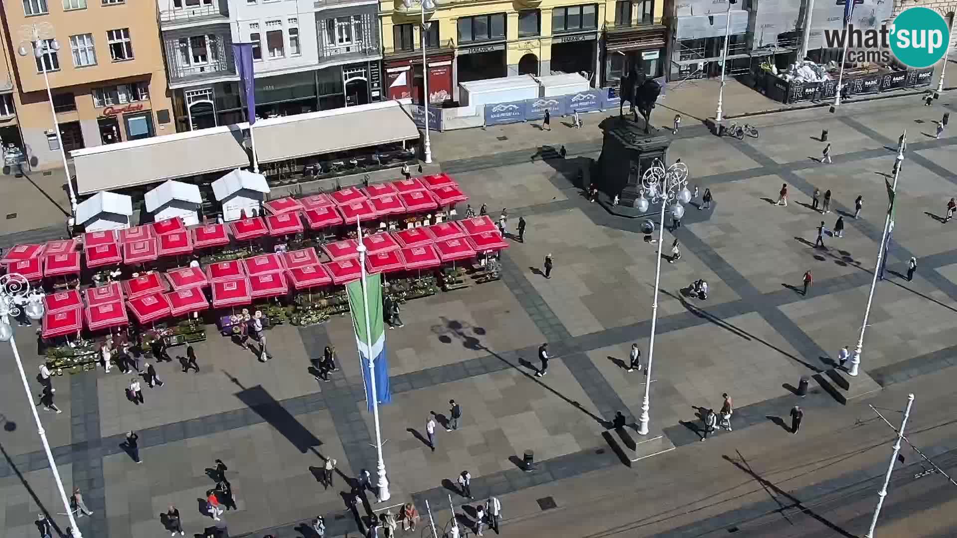 Piazza Ban Jelačić livecam Zagreb – Hotel Dubrovnik