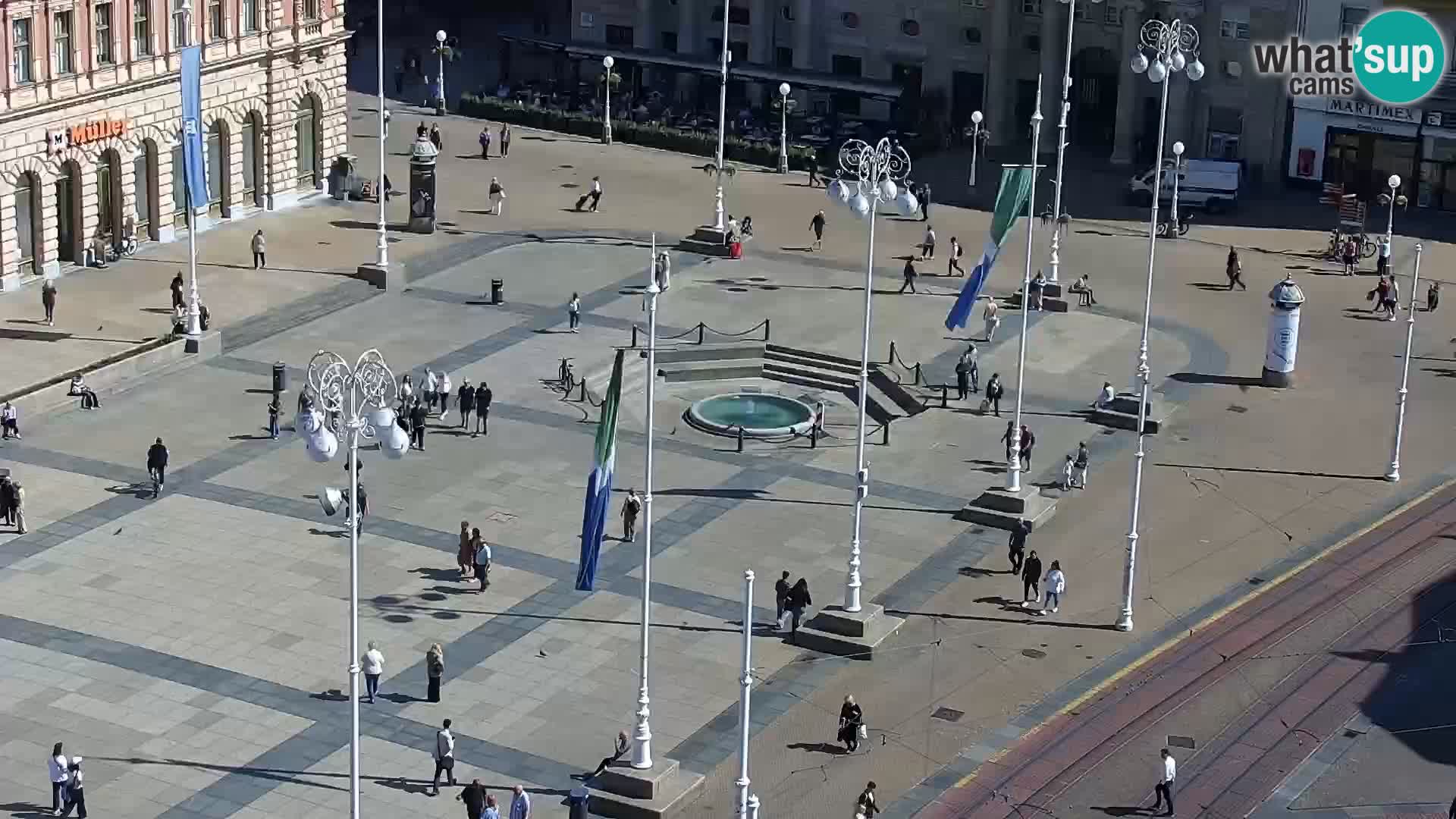 LIVE Webcam Zagreb Hotel Dubrovnik | Ban Jelačić square