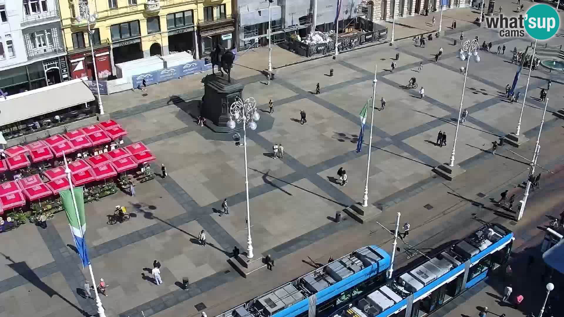 LIVE Webcam Zagreb Hotel Dubrovnik | Ban Jelačić square