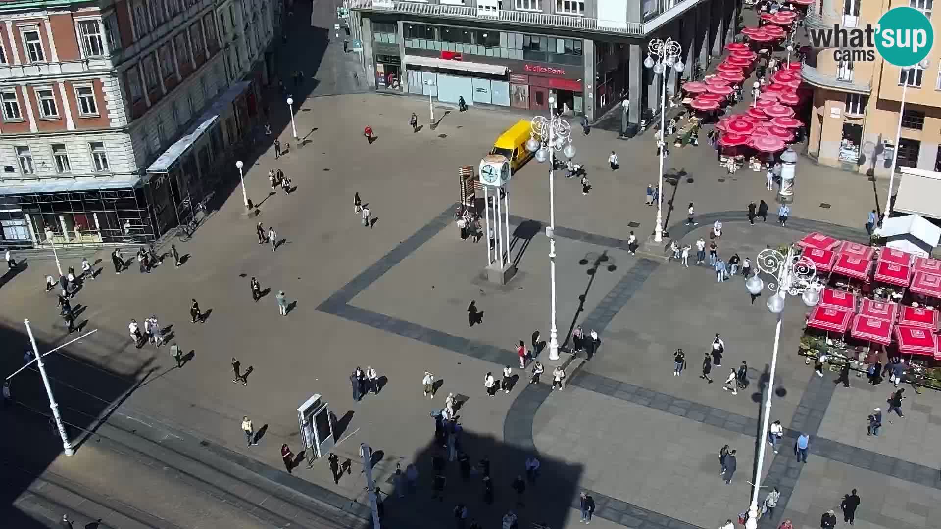 LIVE Webcam Zagreb Hotel Dubrovnik | Ban Jelačić square