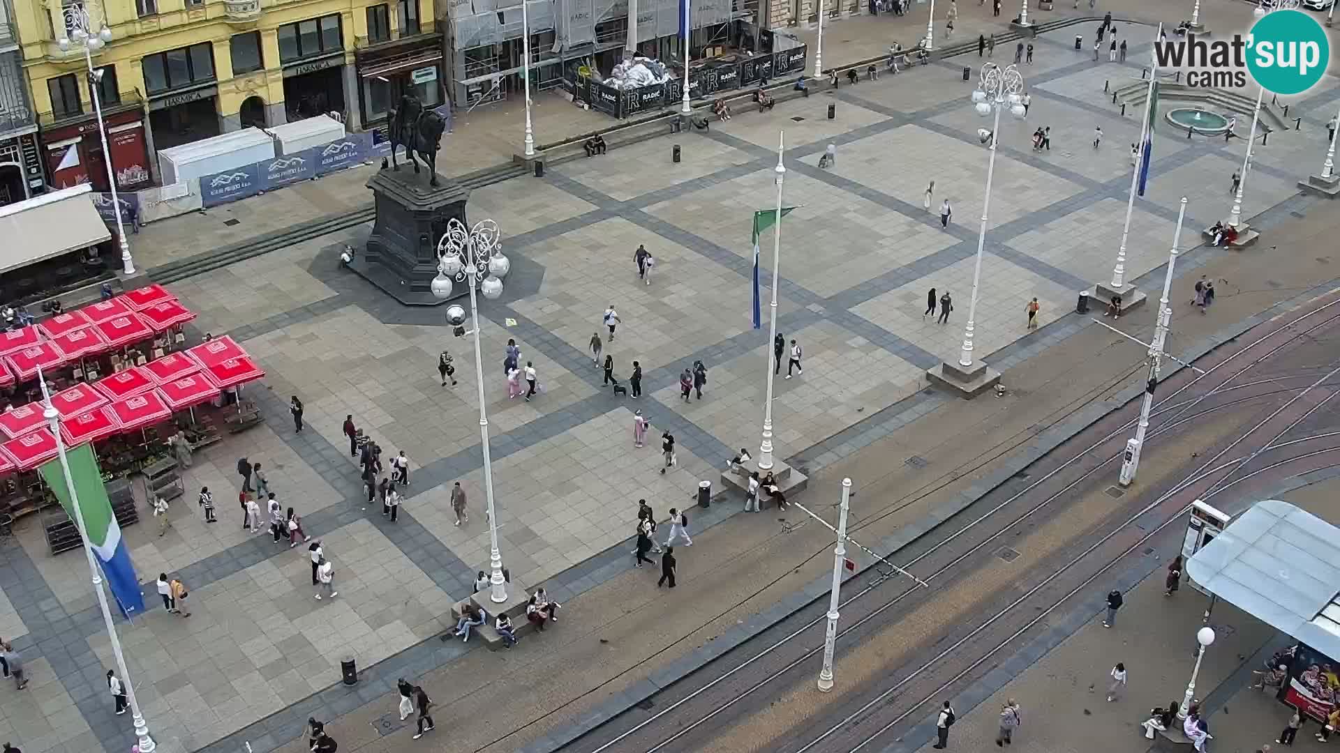 Ban Jelačić Platz  Live webcam Zagreb – Hotel Dubrovnik