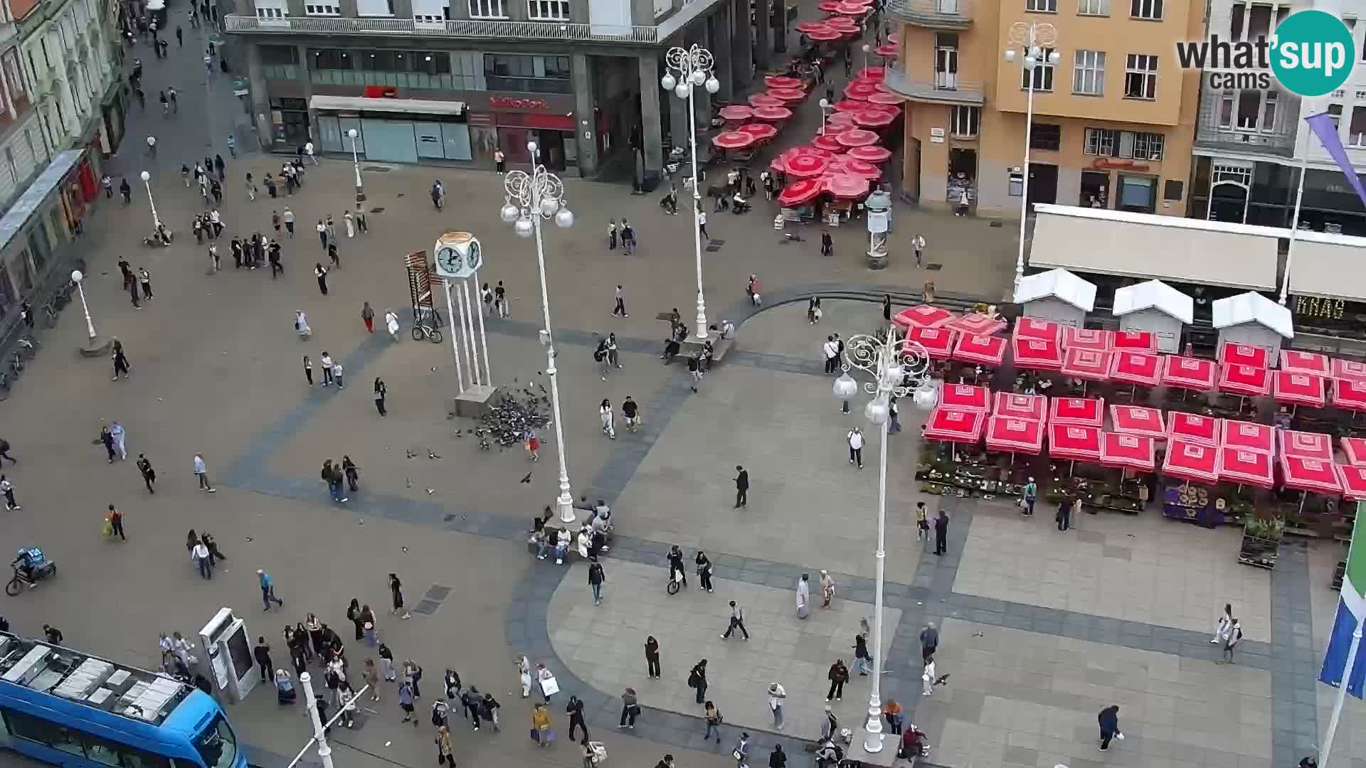 Ban Jelačić Platz  Live webcam Zagreb – Hotel Dubrovnik