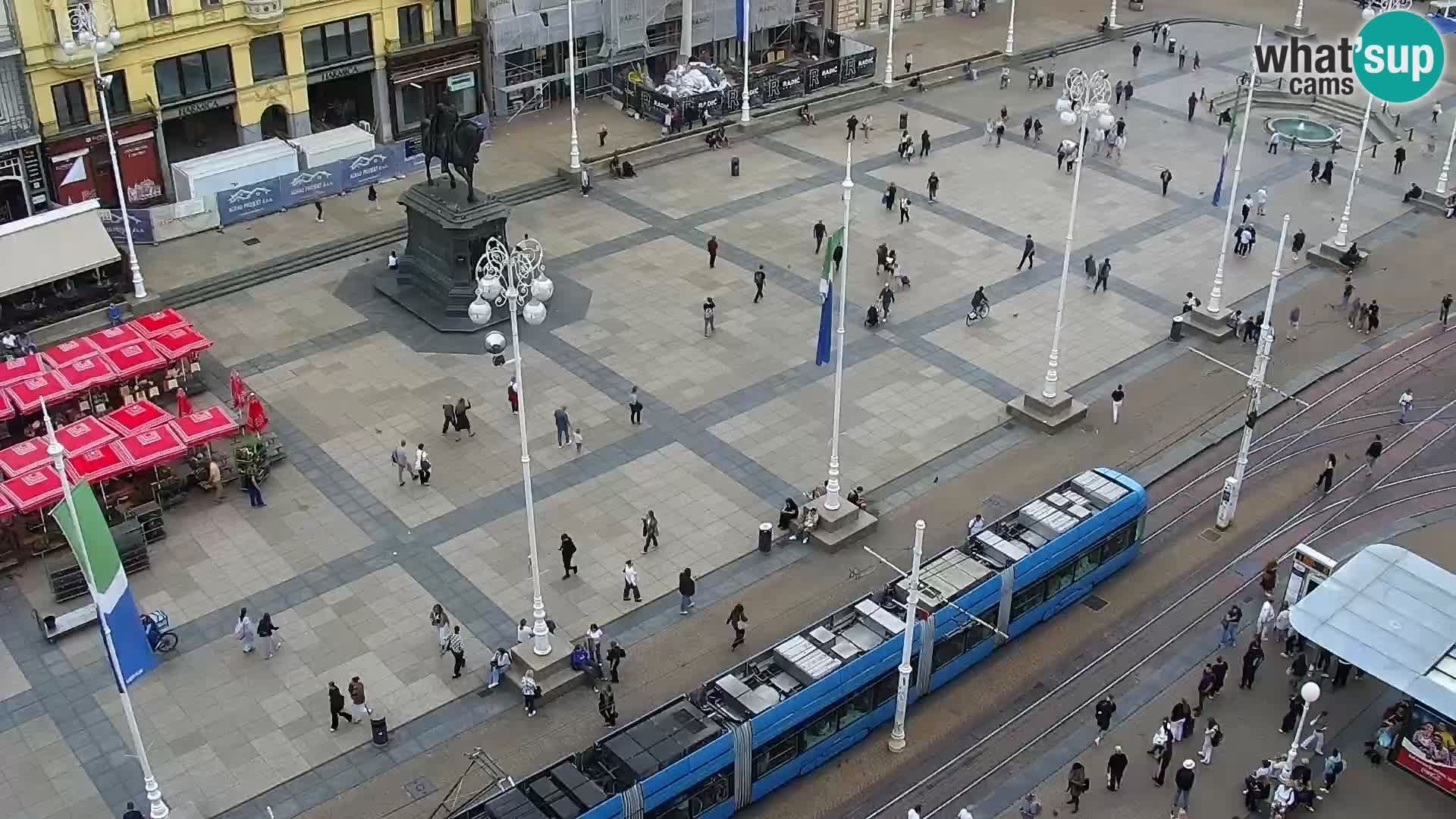 Ban Jelačić Platz  Live webcam Zagreb – Hotel Dubrovnik