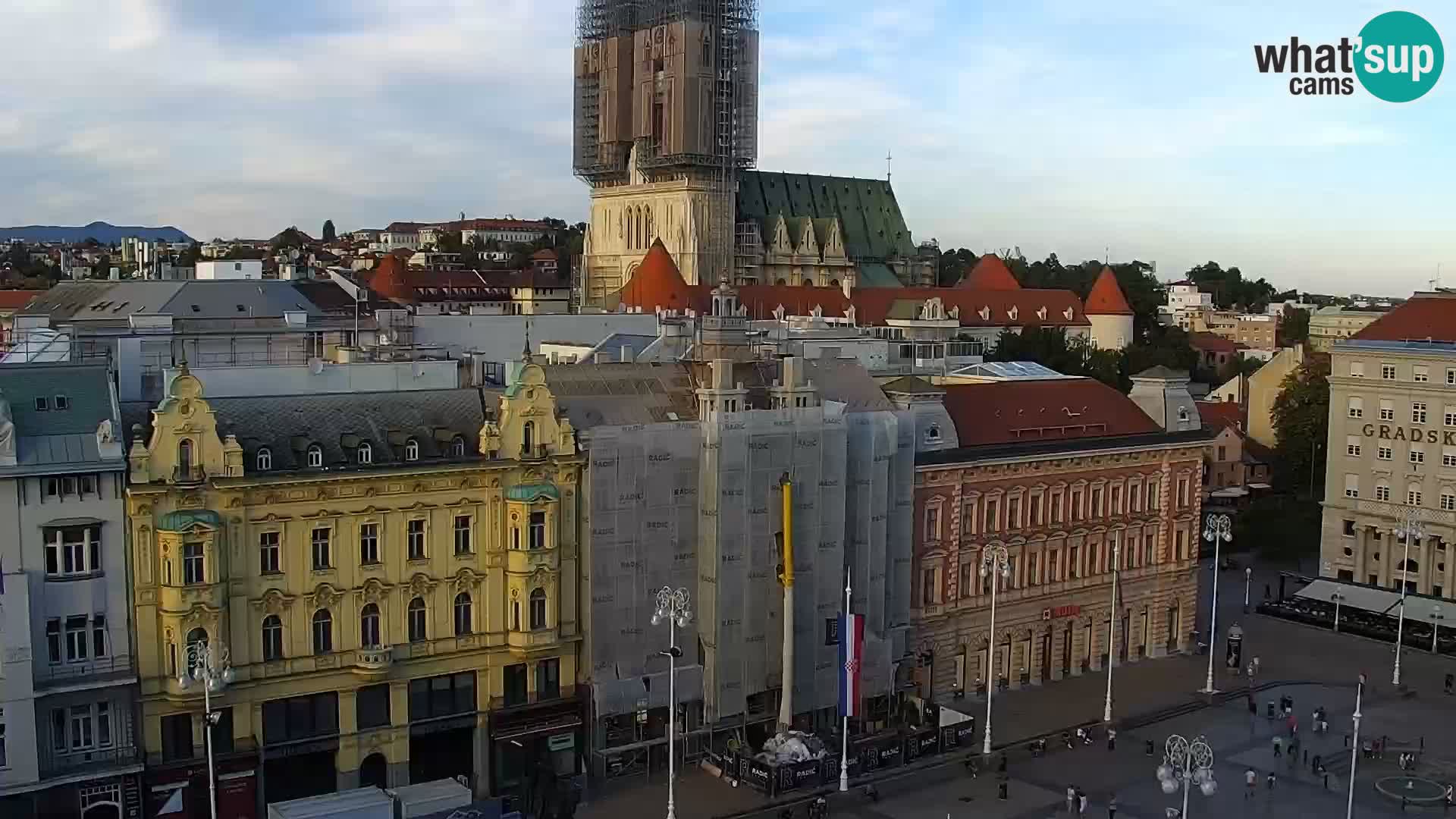 Plaza Ban Jelačić camera en vivo Zagreb – Hotel Dubrovnik