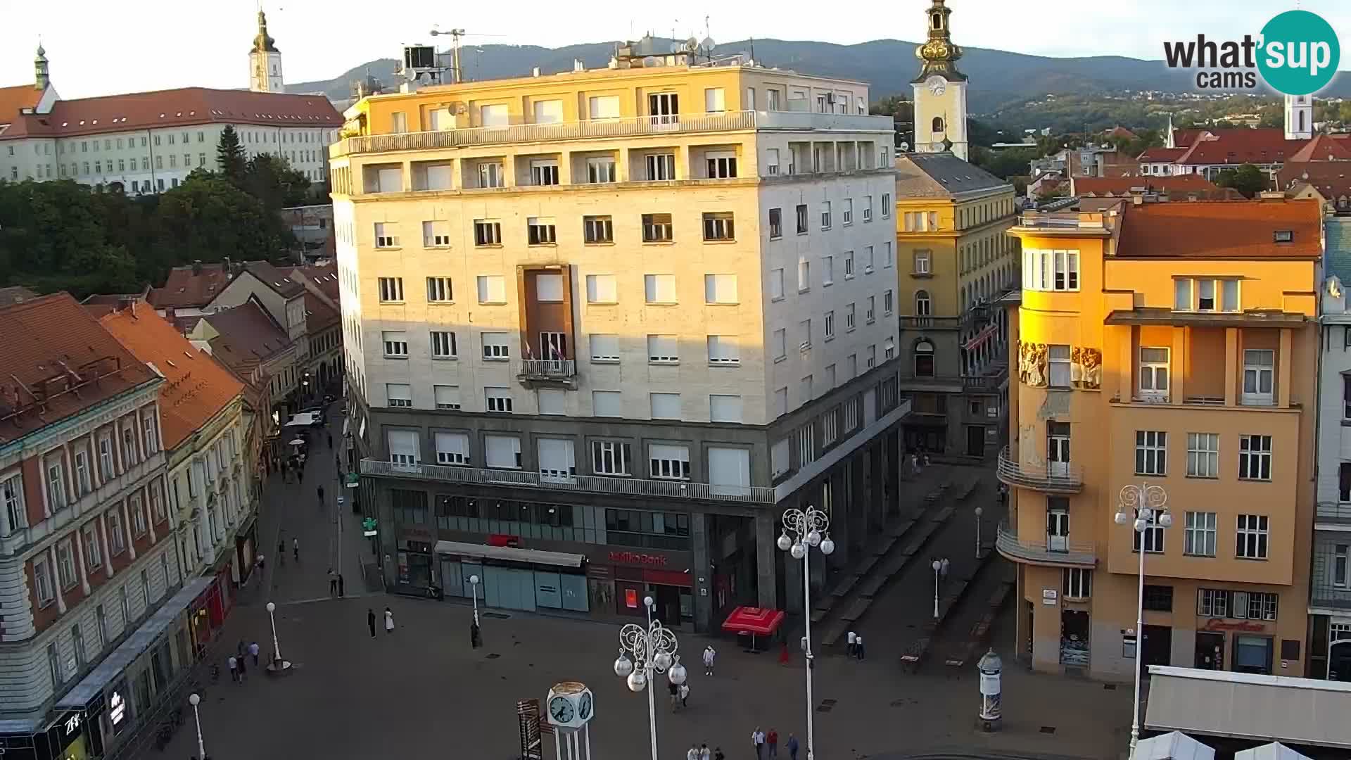 Piazza Ban Jelačić livecam Zagreb – Hotel Dubrovnik