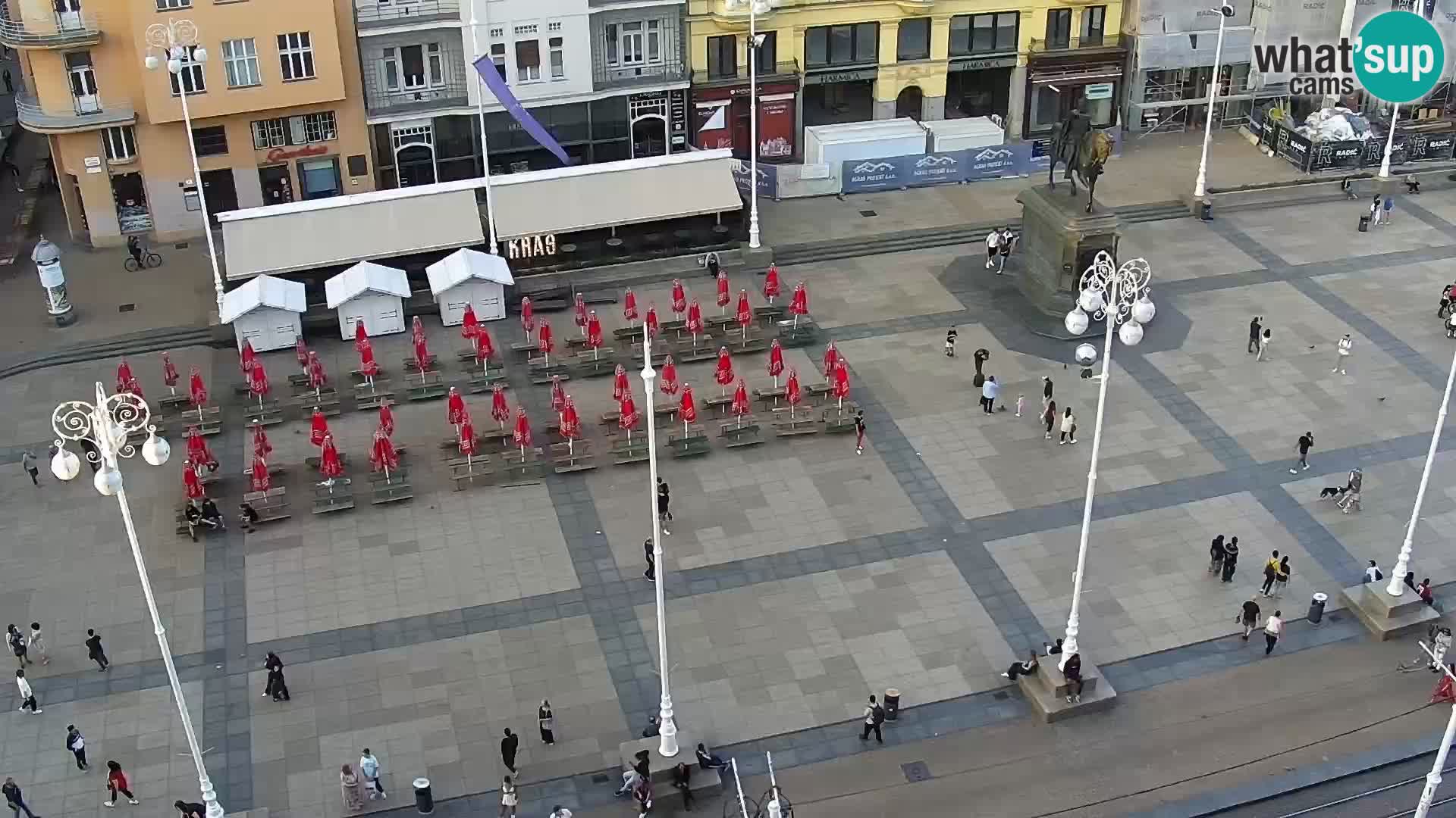 Ban Jelačić Platz Live webcam Zagreb – Hotel Dubrovnik