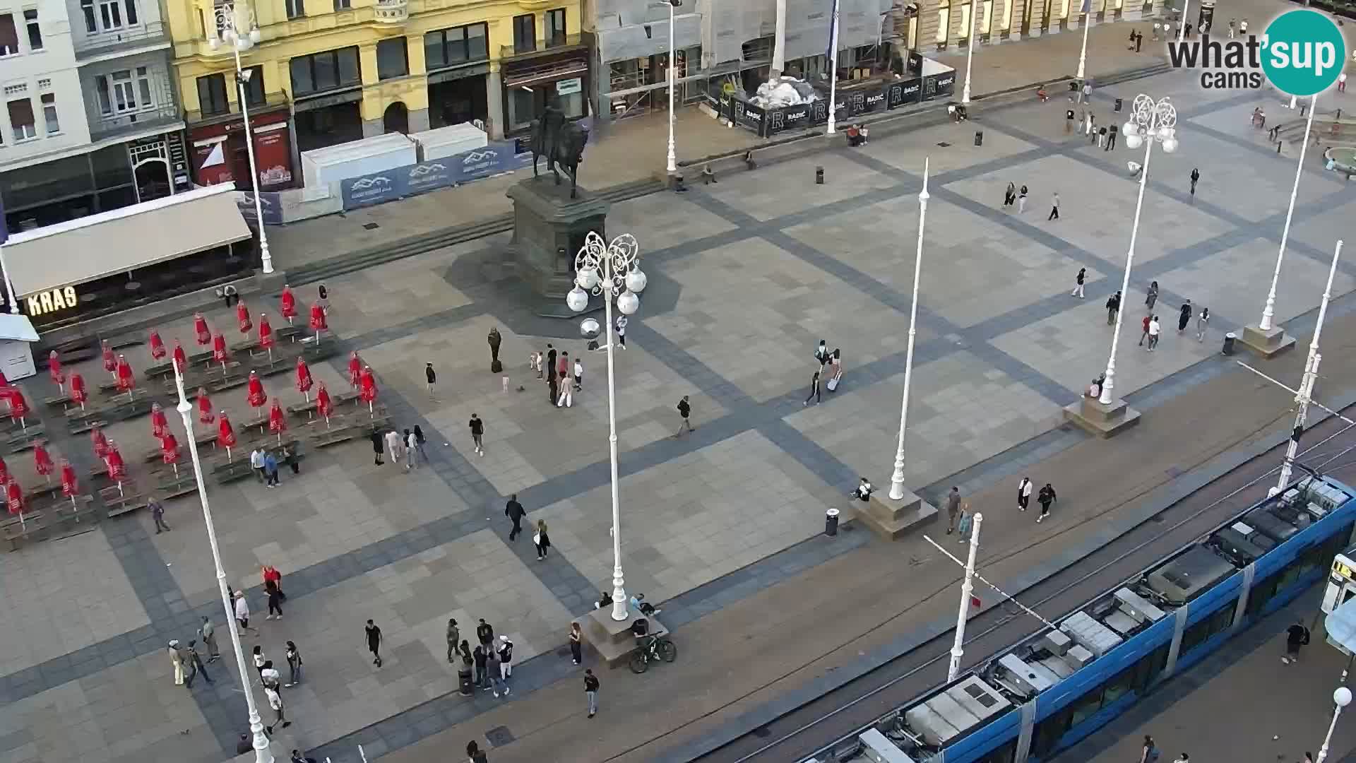 Ban Jelačić Platz  Live webcam Zagreb – Hotel Dubrovnik