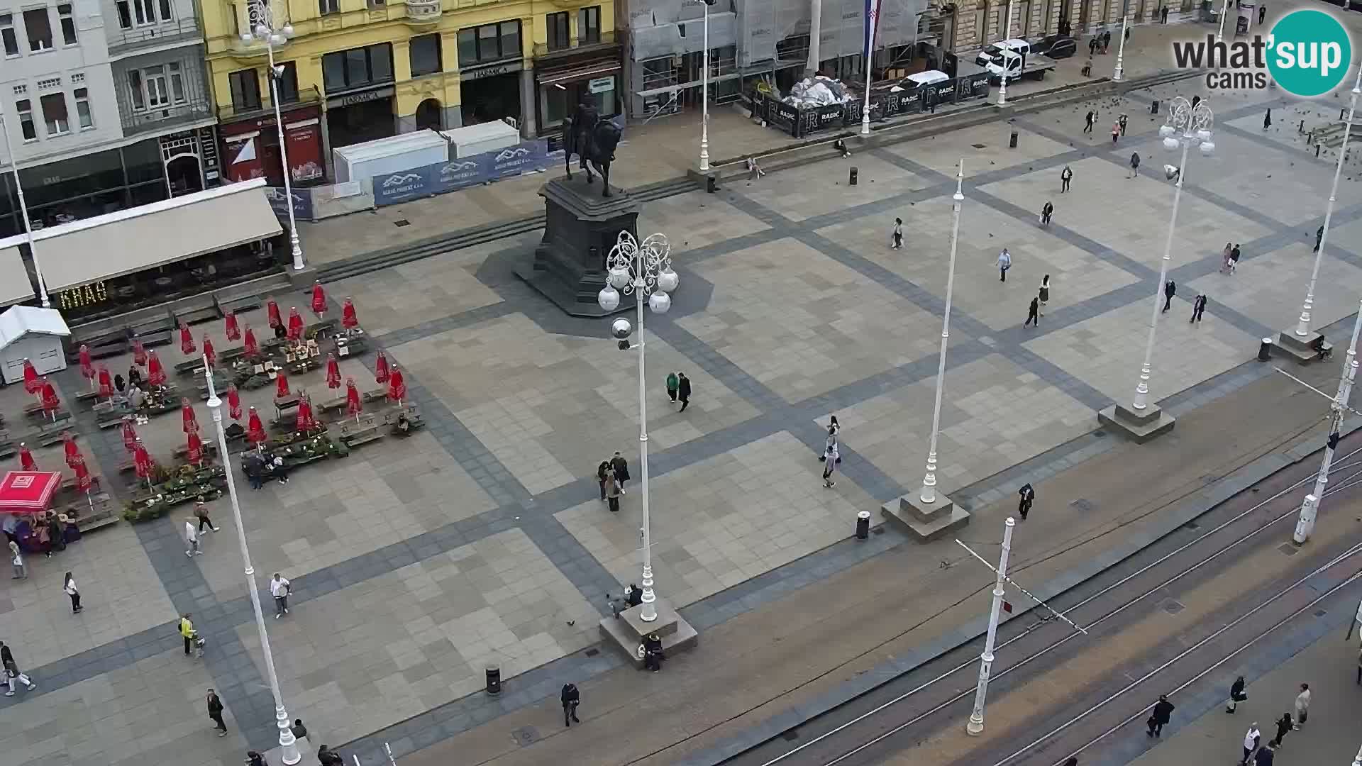 Ban Jelačić Platz  Live webcam Zagreb – Hotel Dubrovnik