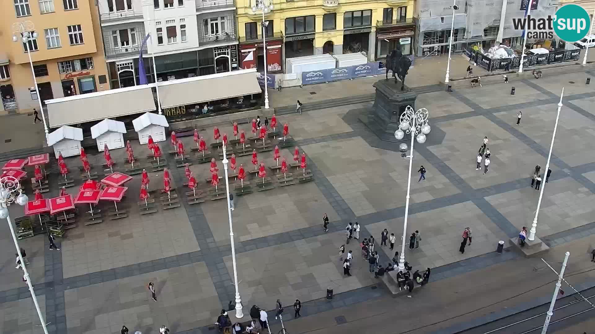 LIVE Webcam Zagreb Hotel Dubrovnik | Ban Jelačić square