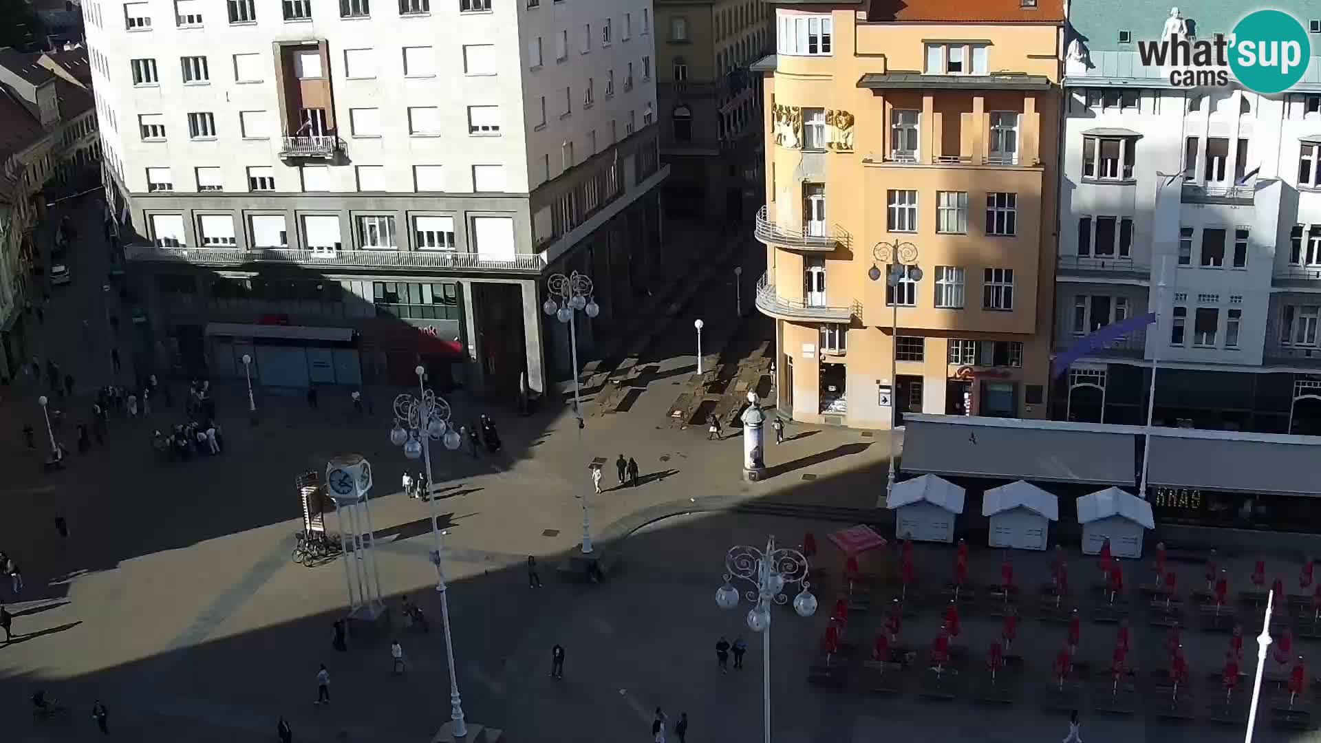 LIVE Webcam Zagreb Hotel Dubrovnik | Ban Jelačić square