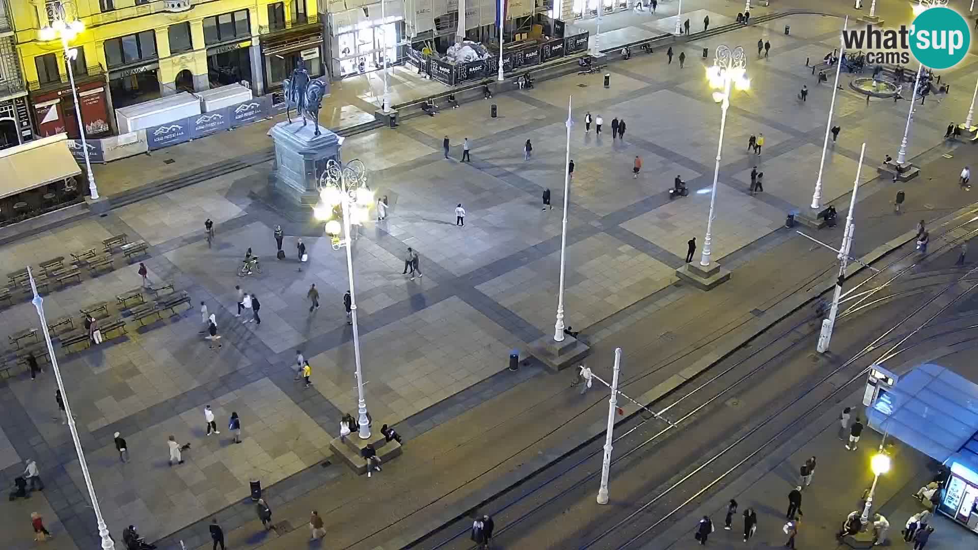 LIVE Webcam Zagreb Hotel Dubrovnik | Ban Jelačić square