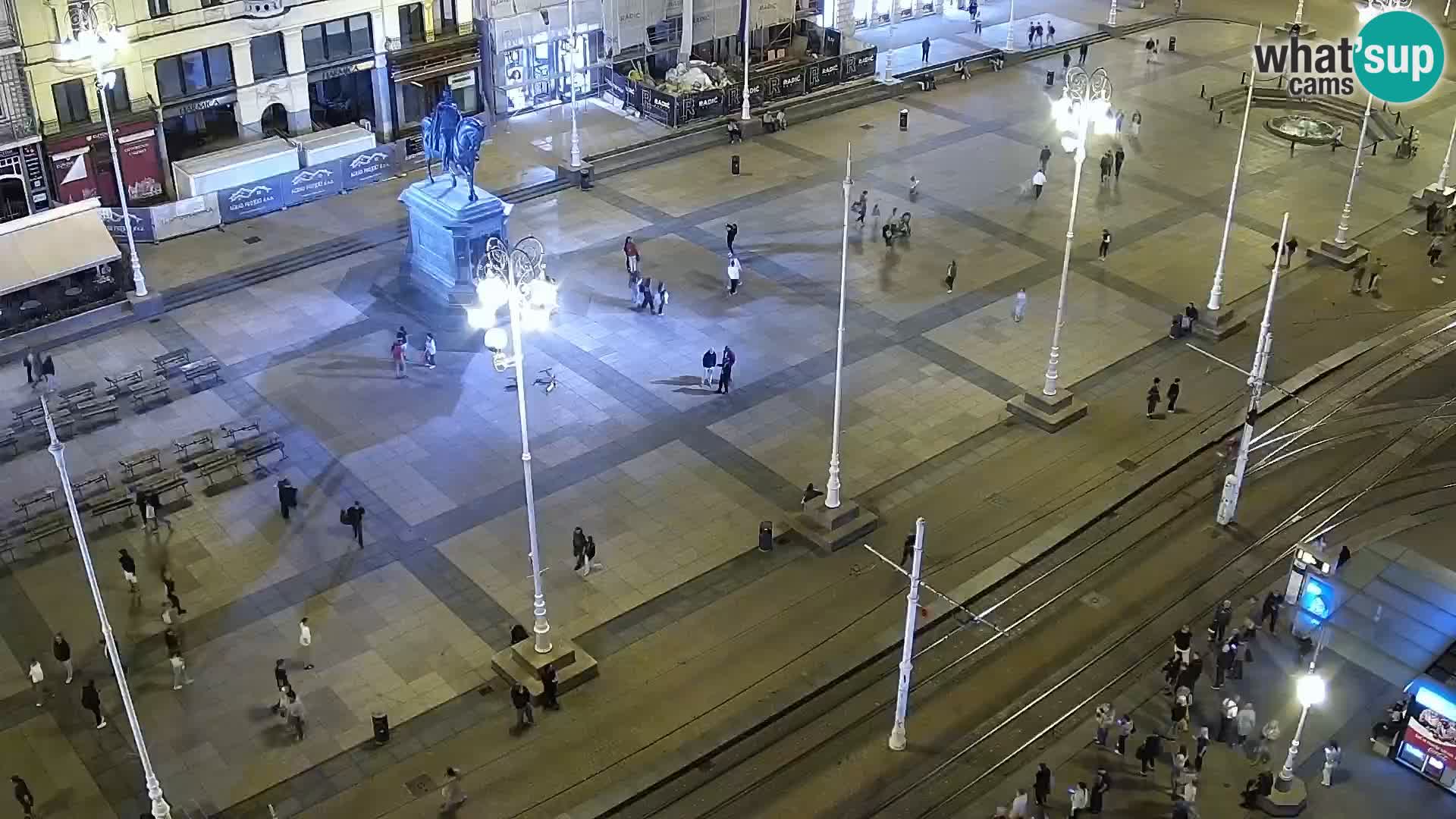LIVE Webcam Zagreb Hotel Dubrovnik | Ban Jelačić square