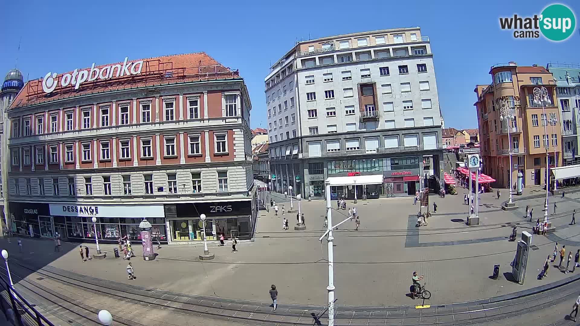 Zagreb live cam Bana Jelačića