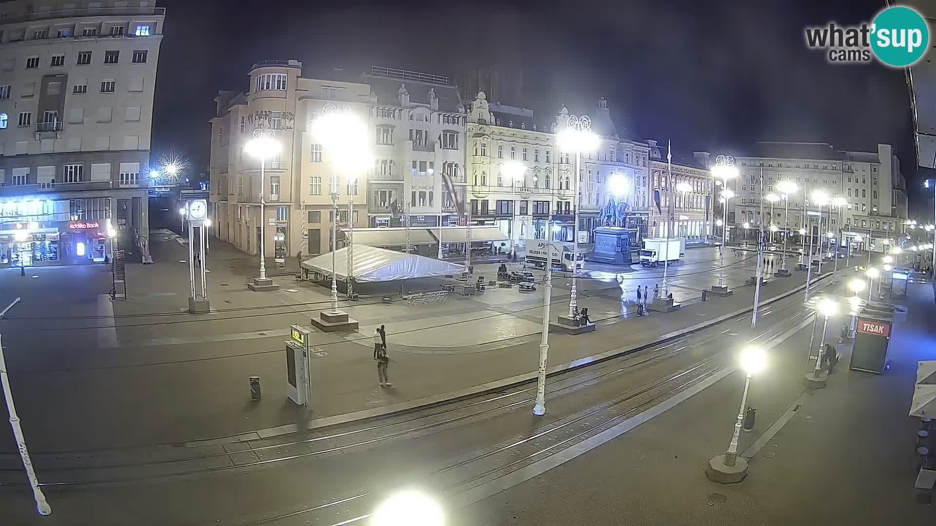 Spletna kamera Zagreb Ban Jelačić