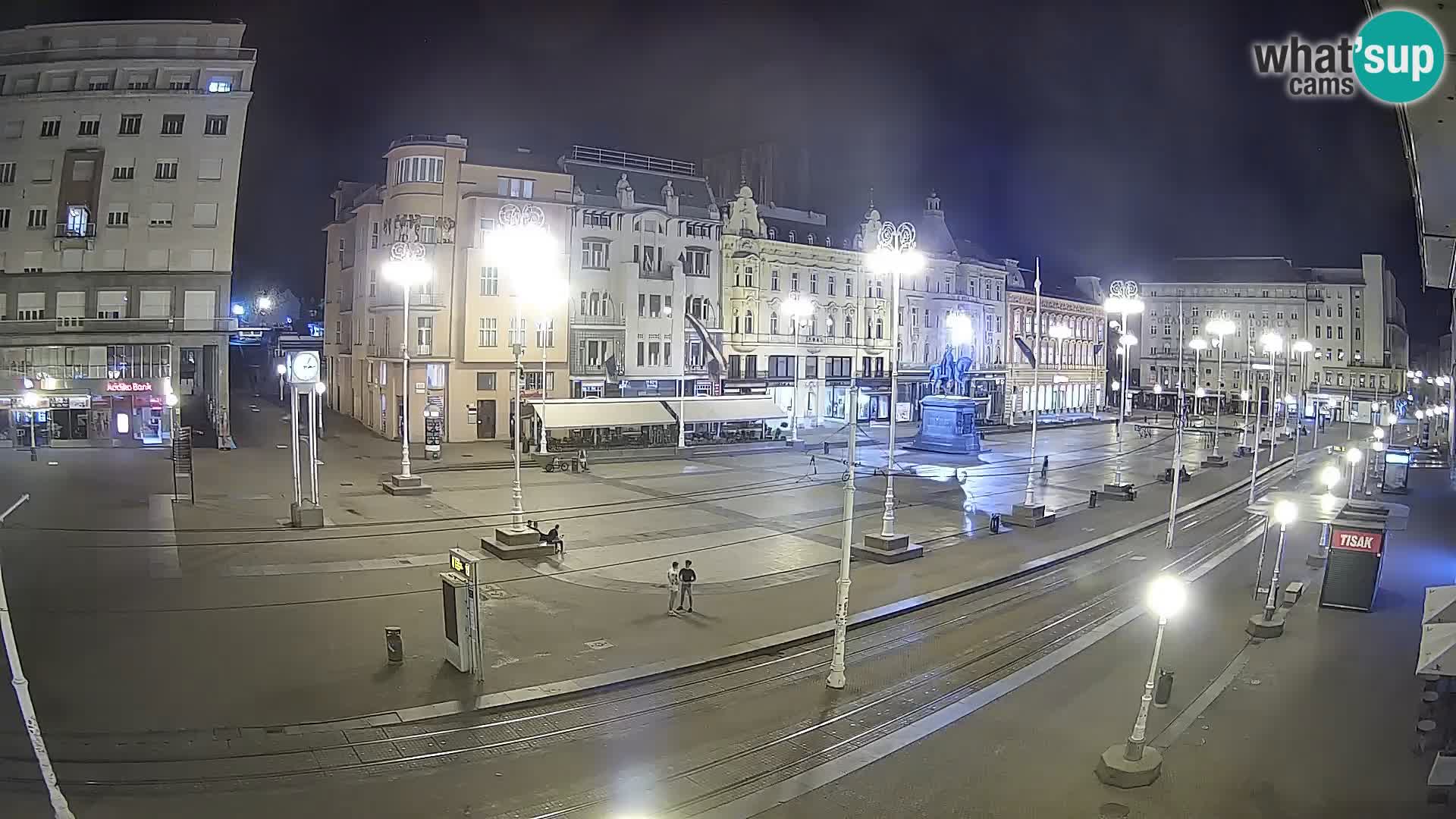 Webcam Zagabria Ban Jelacic piazza | Croazia