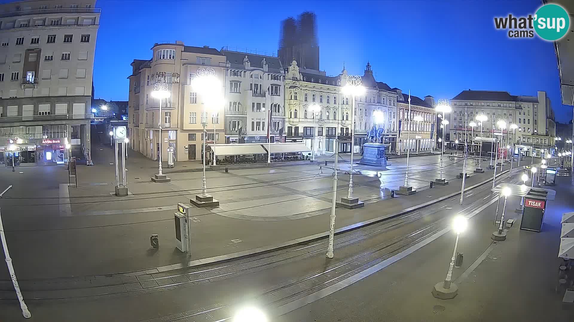 Zagreb live cam Bana Jelačića