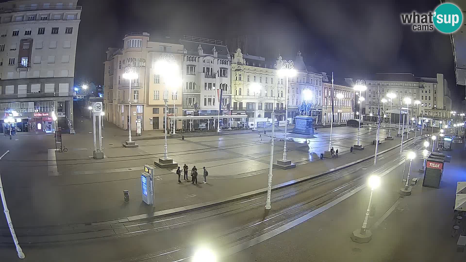 Webcam Zagabria Ban Jelacic piazza | Croazia