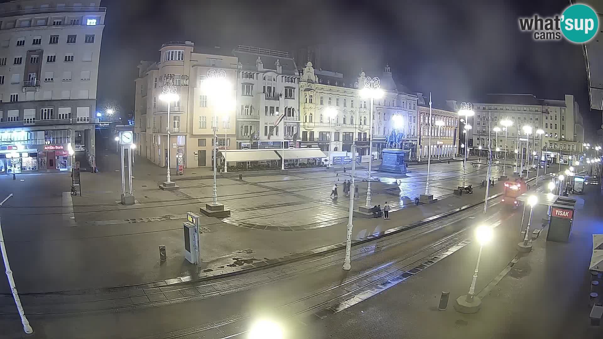 Live Cam Zagreb Ban Jelačić place | Croatie