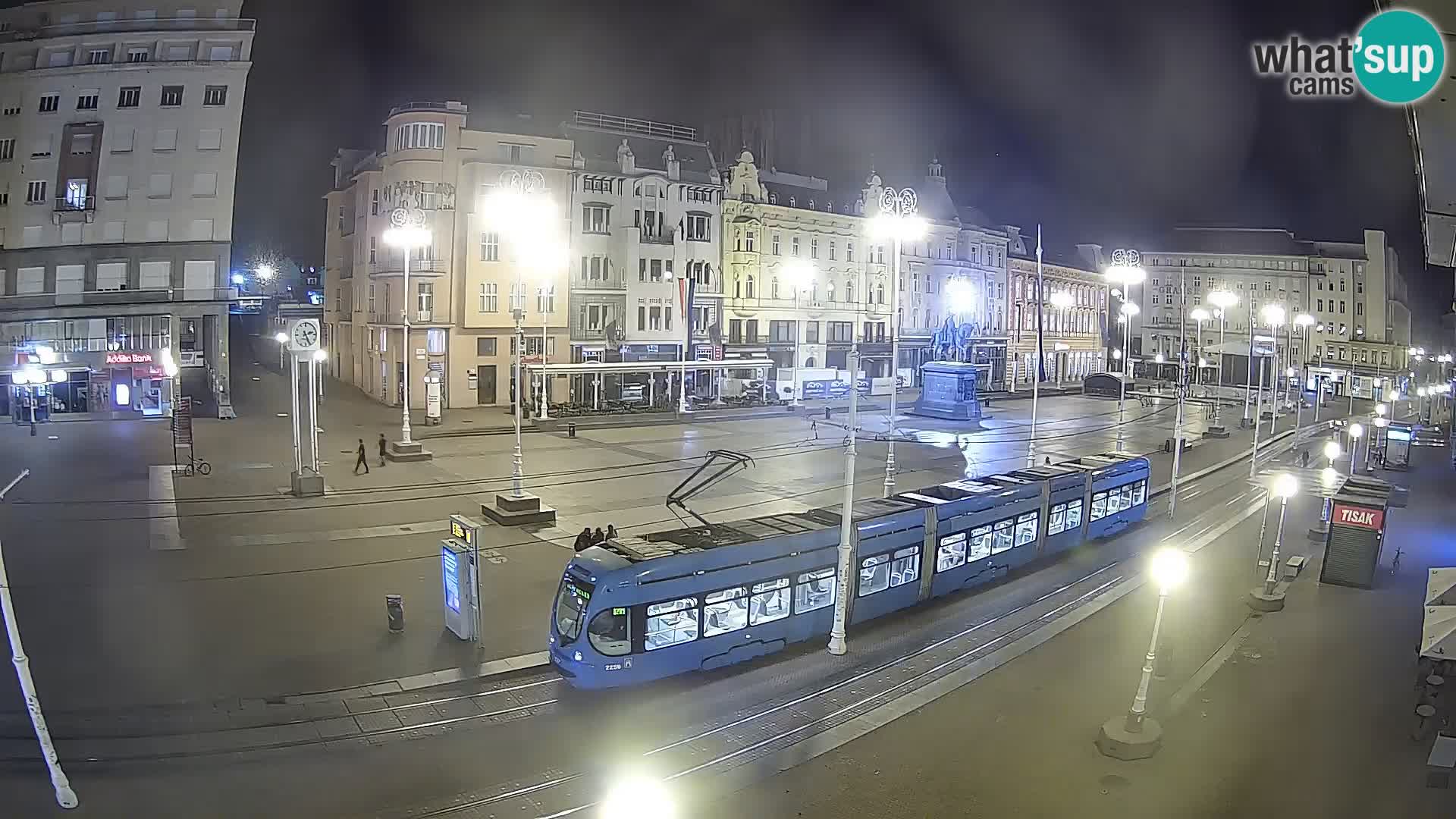 Webcam Zagreb Bana Jelačića square | Croatia