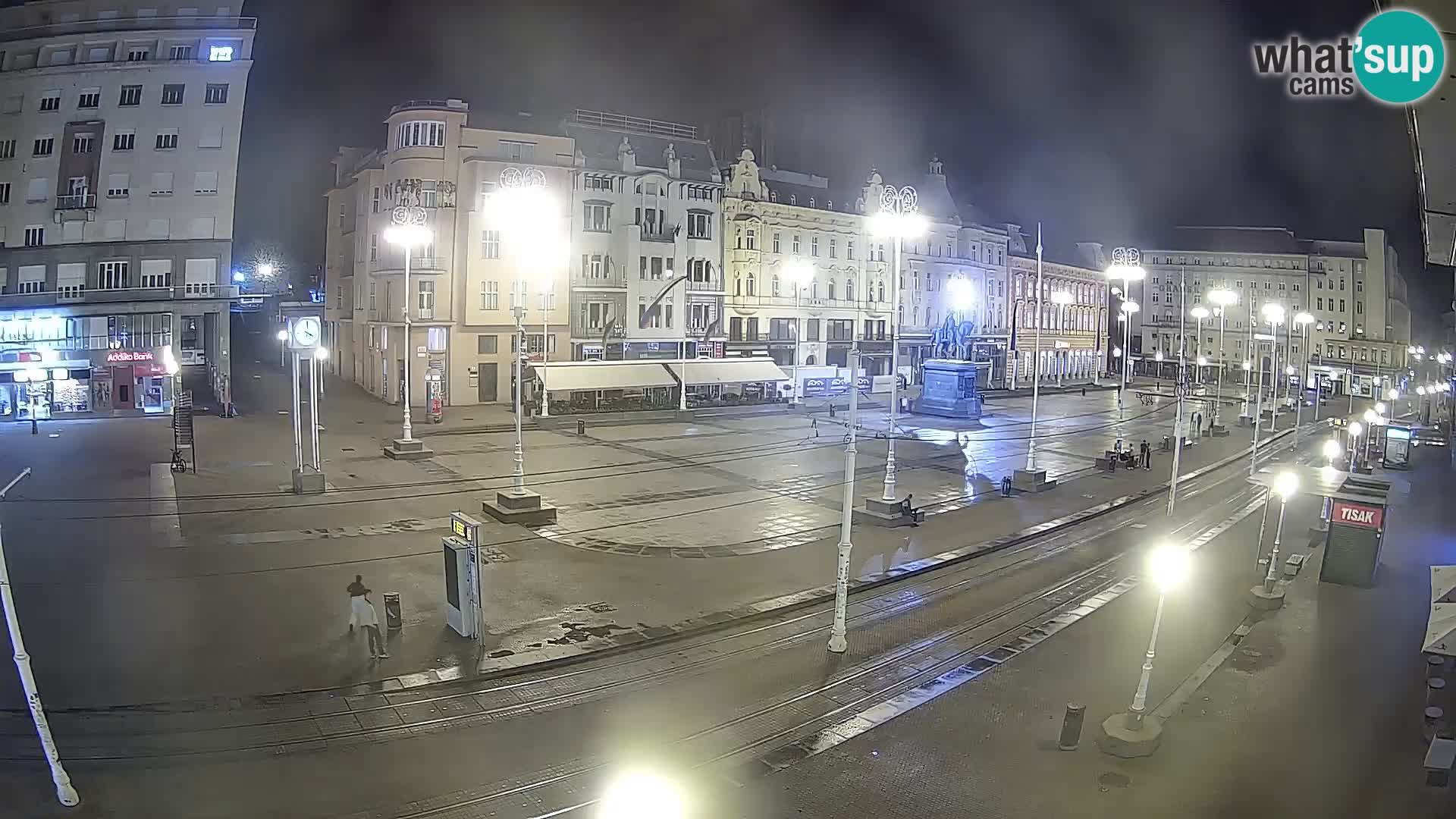 Webcam Zagreb Bana Jelačića square | Croatia