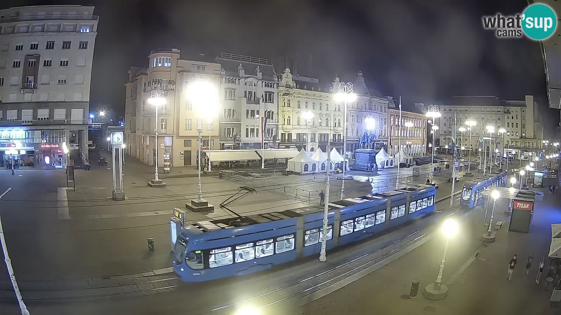 Zagreb live cam Bana Jelačića