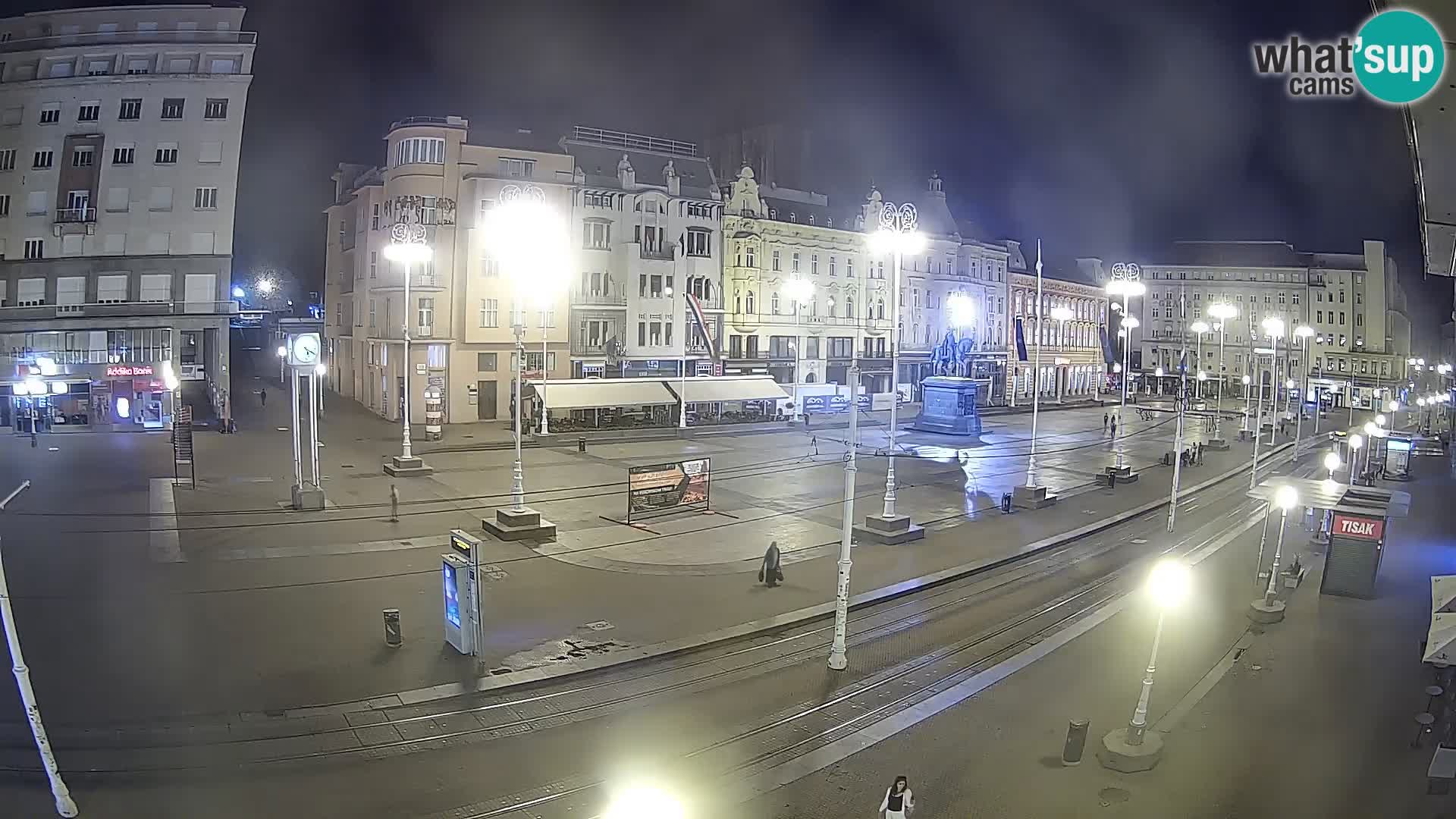 Zagreb webcam Ban Jelacica Platz | Kroatien