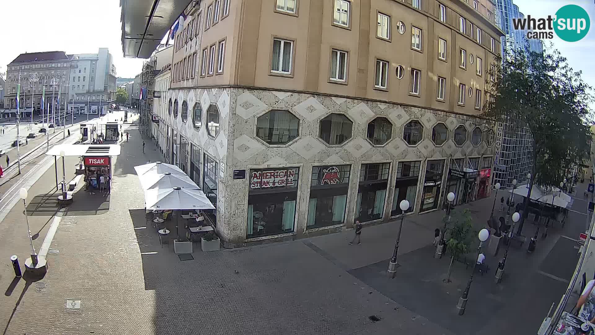 Live Cam Zagreb Ban Jelačić place | Croatie